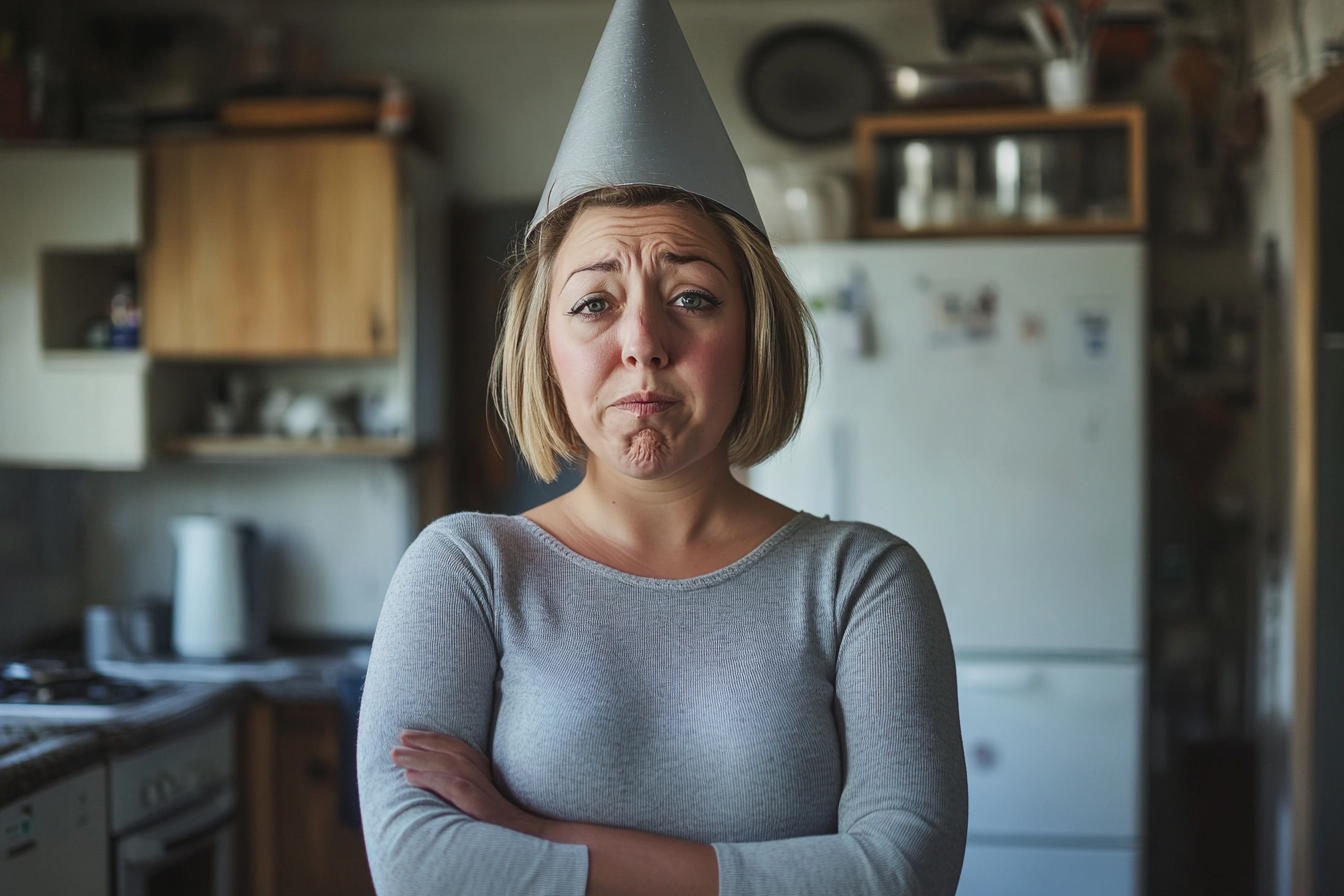 A woman in her kitchen | Source: Midjourney