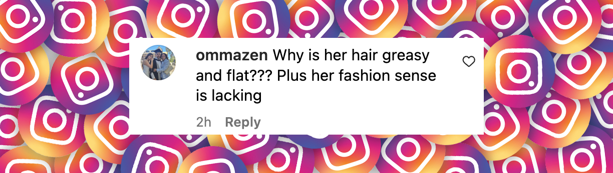 A netizen's comment on Meghan Markle's appearance at the James Taylor concert, posted on May 15, 2025 | Source: Instagram/entertainmenttonight