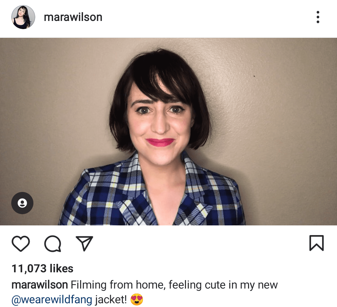 Mara Wilson's Instagram post | Photo: Instagram/marawilson