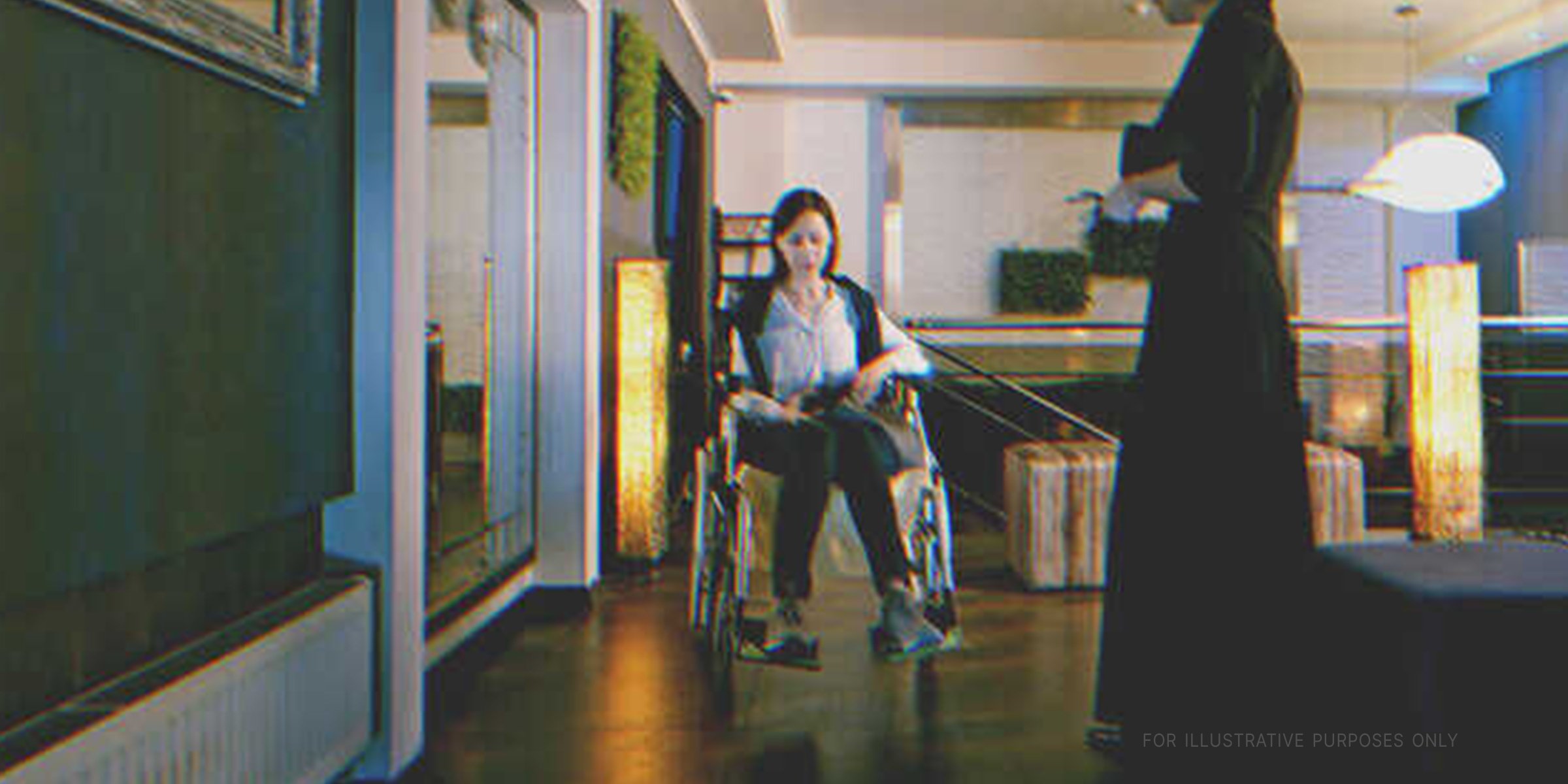 Woman in a wheelchair. | youtube.com/DramatizeMe