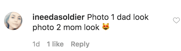 A fan comments on picture of Chanel Nicole attending and album release party for Ice T’s rock band “Bodycount” | Source: Instagram.com/babychanelnicole