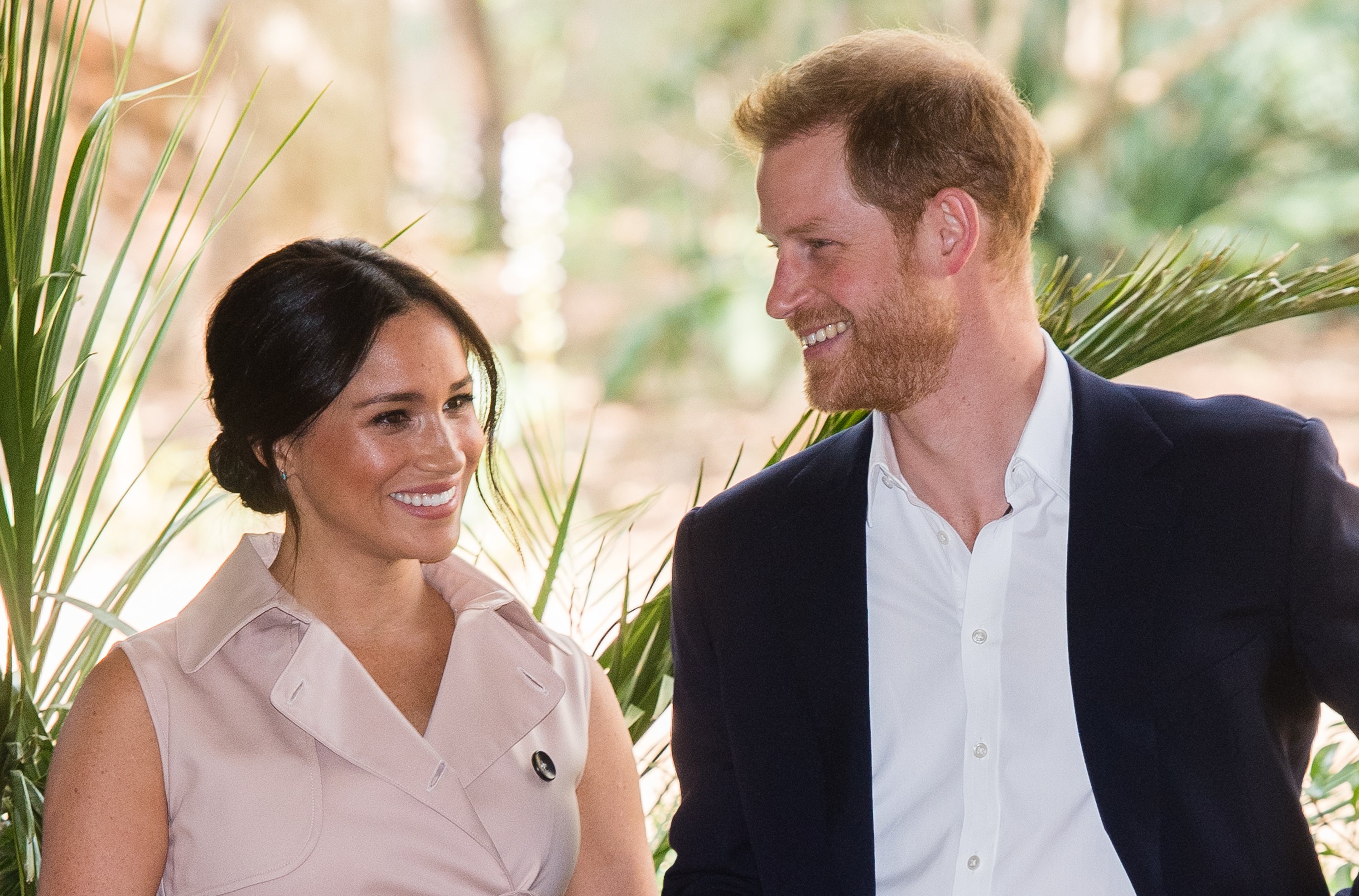Prince Harry and Meghan visit the British High Commissioner's residence to attend an afternoon reception to celebrate the UK and South Africa's important business and investment relationship, looking ahead to the Africa Investment Summit the UK will host in 2020. | Source: Getty Images