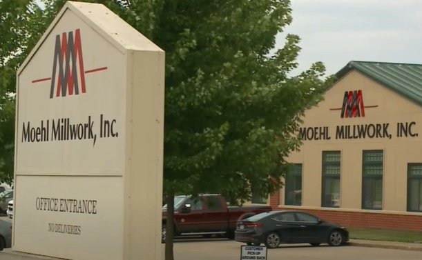 Moehl Millwork, Inc., the company where Dale Schroeder worked for 67 years. | Source: YouTube / KCCI