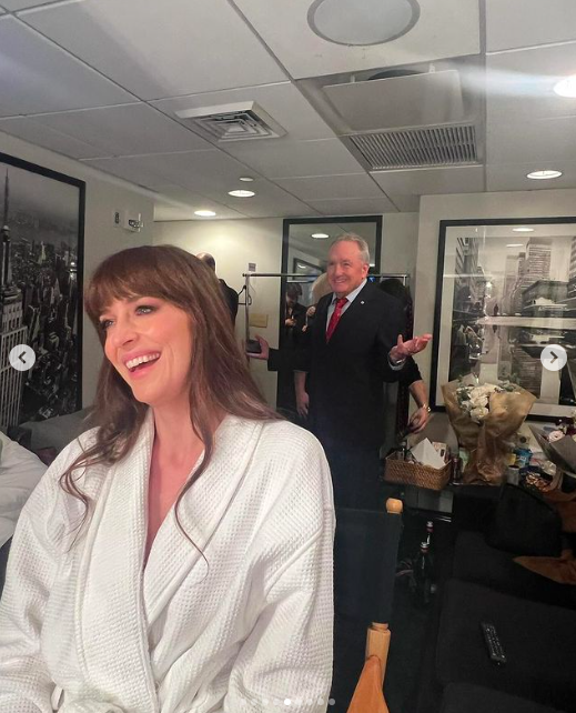 Dakota Johnson in a dressing room, posted on February 8, 2024 | Source: Instagram/dakotajohnson