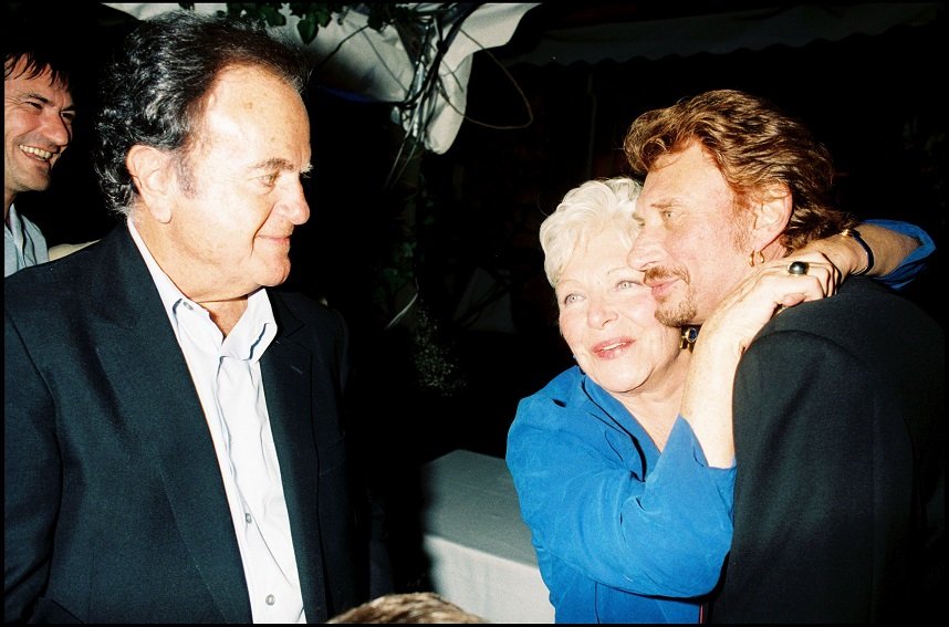 Line Renaud et Johnny Hallyday | Photo : Getty Images