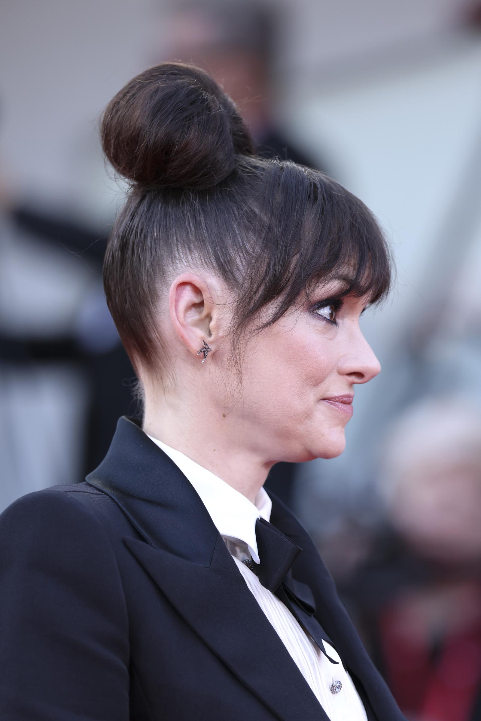 Winona Ryder on the red carpet for "Beetlejuice Beetlejuice" during the 81st Venice International Film Festival on August 28, 2024, in Venice, Italy | Source: Getty Images