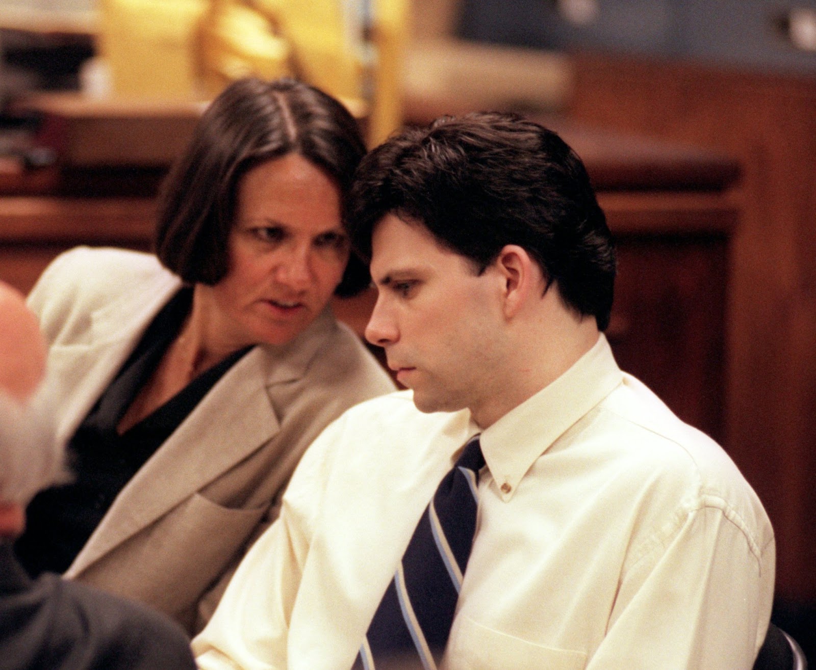 Lyle Menendez during his and his brother's murder trial in 1995. | Source: Getty Images