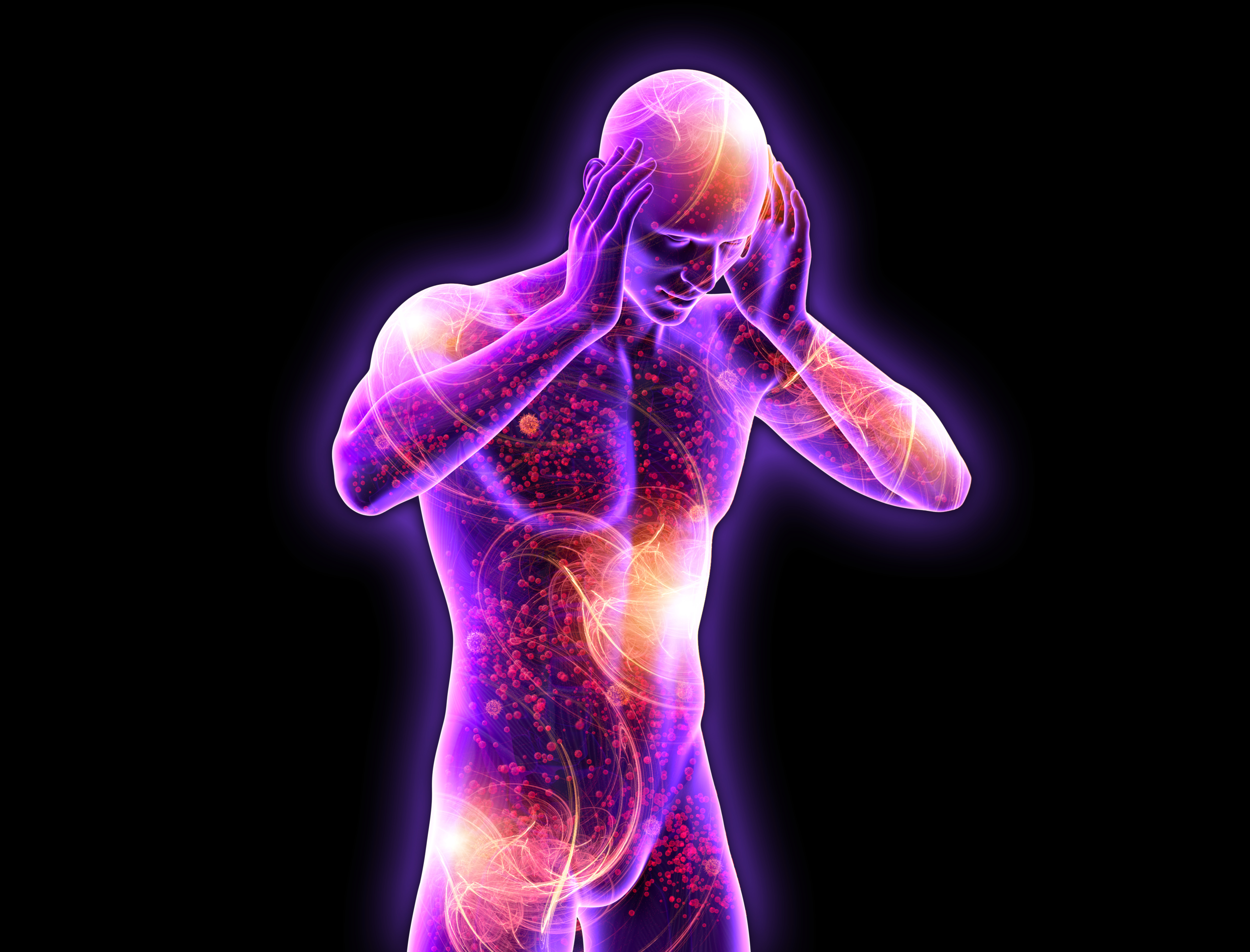 An illustration showing someone with chronic inflammation | Source: Getty Images
