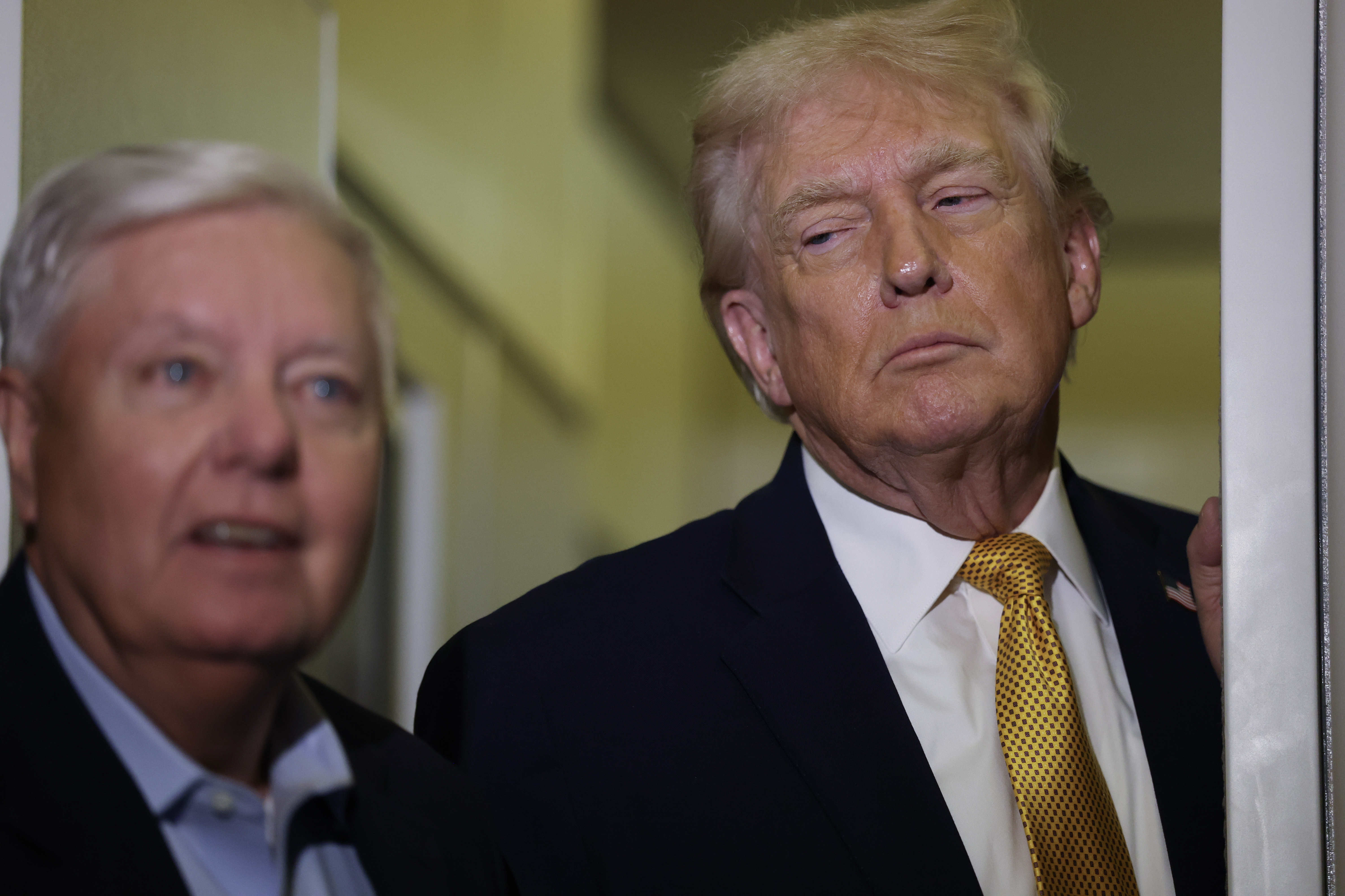President Donald Trump and Senator Lindsey Graham maintained a close political alliance for years, often appearing together at official events and while traveling. Graham's death has now opened one of the most closely watched Senate vacancies in the country. | Source: Getty Images