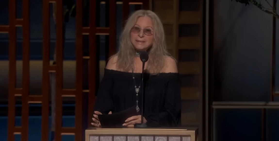 Barbra Streisand as seen in a video posted on March 15, 2026 | Source: YouTube/ABC News