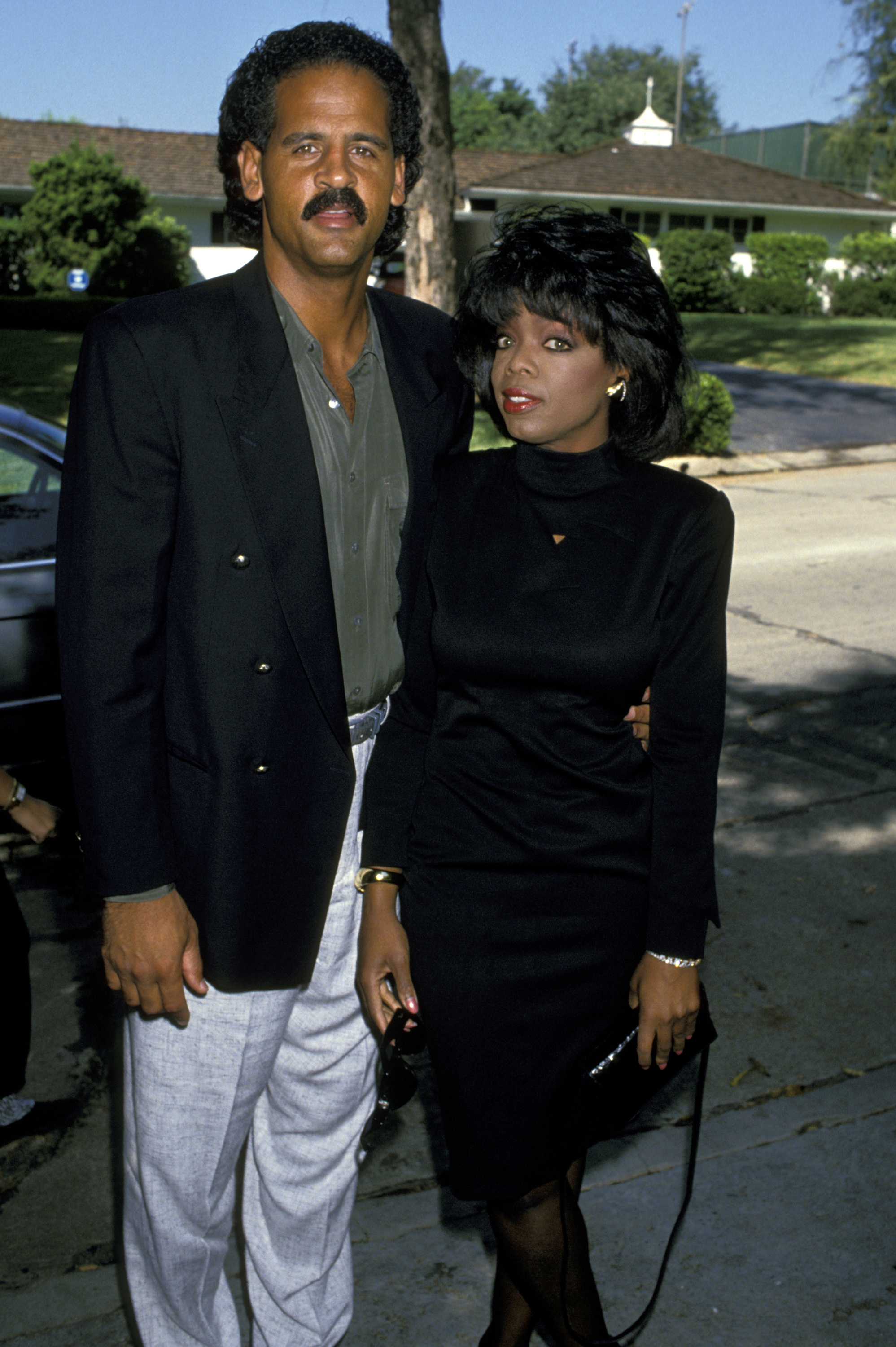 Stedman Graham and Oprah Winfrey in Holmby Hills, California on September 24, 1989 | Source: Getty Images