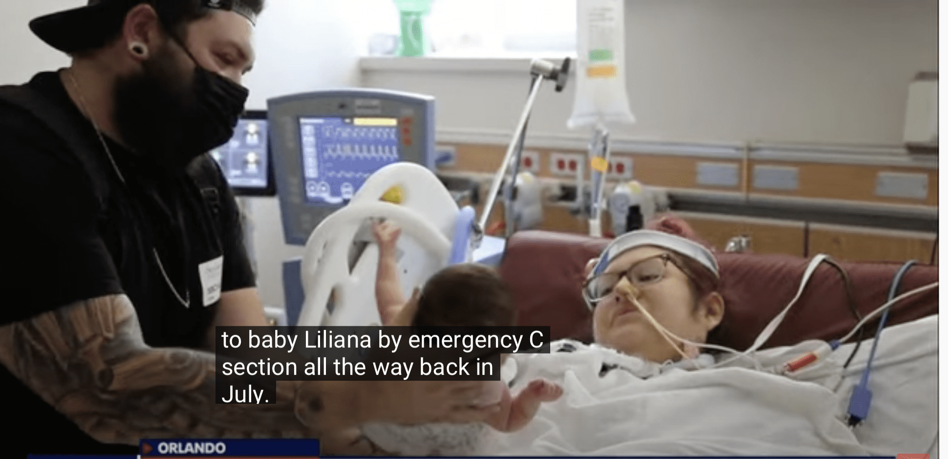 Mom reunites with baby after months on battling COVID-19 | Photo: YouTube/ Fox 35 Orlando