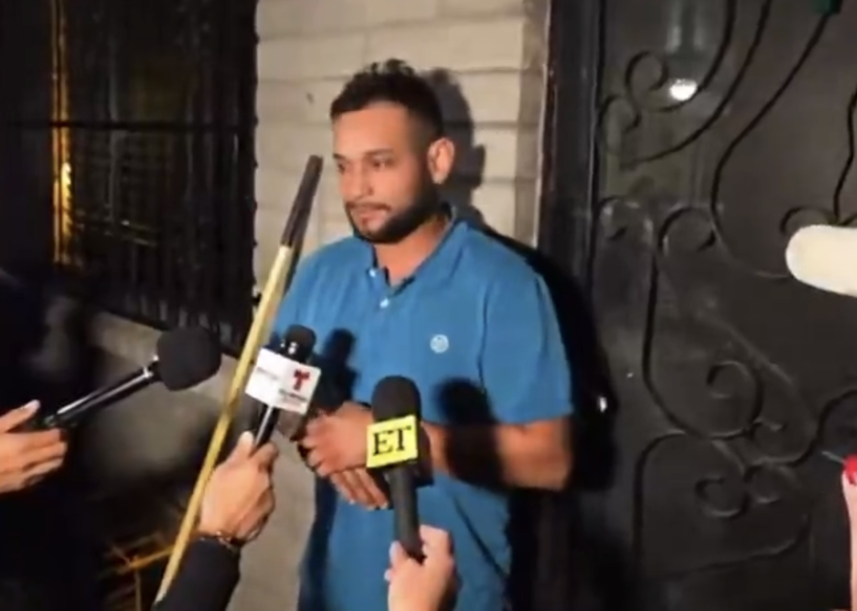 The man who was detained in Nancy Guthrie's disappearance case talks to the press, from a post dated February 11, 2026. | Source: X/ B.Wilkinslll