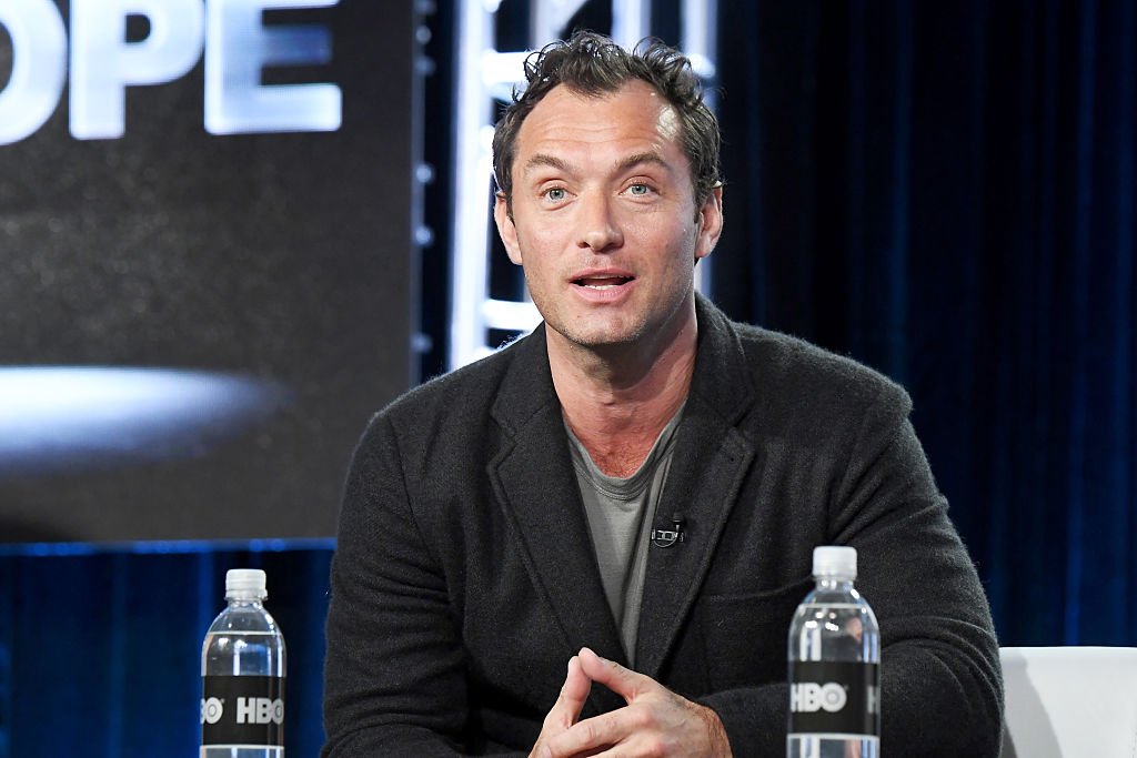 Jude Law of the limited series "The Young Pope" speaks onstage during the HBO portion of the 2017 Winter Television Critics Association Press Tour at Langham Hotel on January 14, 2017 | Photo: Getty Images