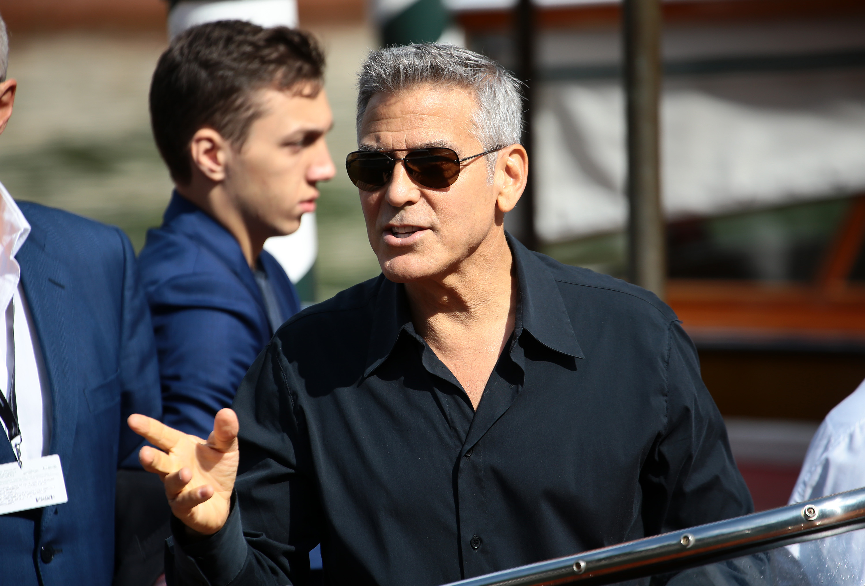 George Clooney at the 74th Venice Film Festival in Venice, Italy on September 2, 2017 | Source: Getty Images