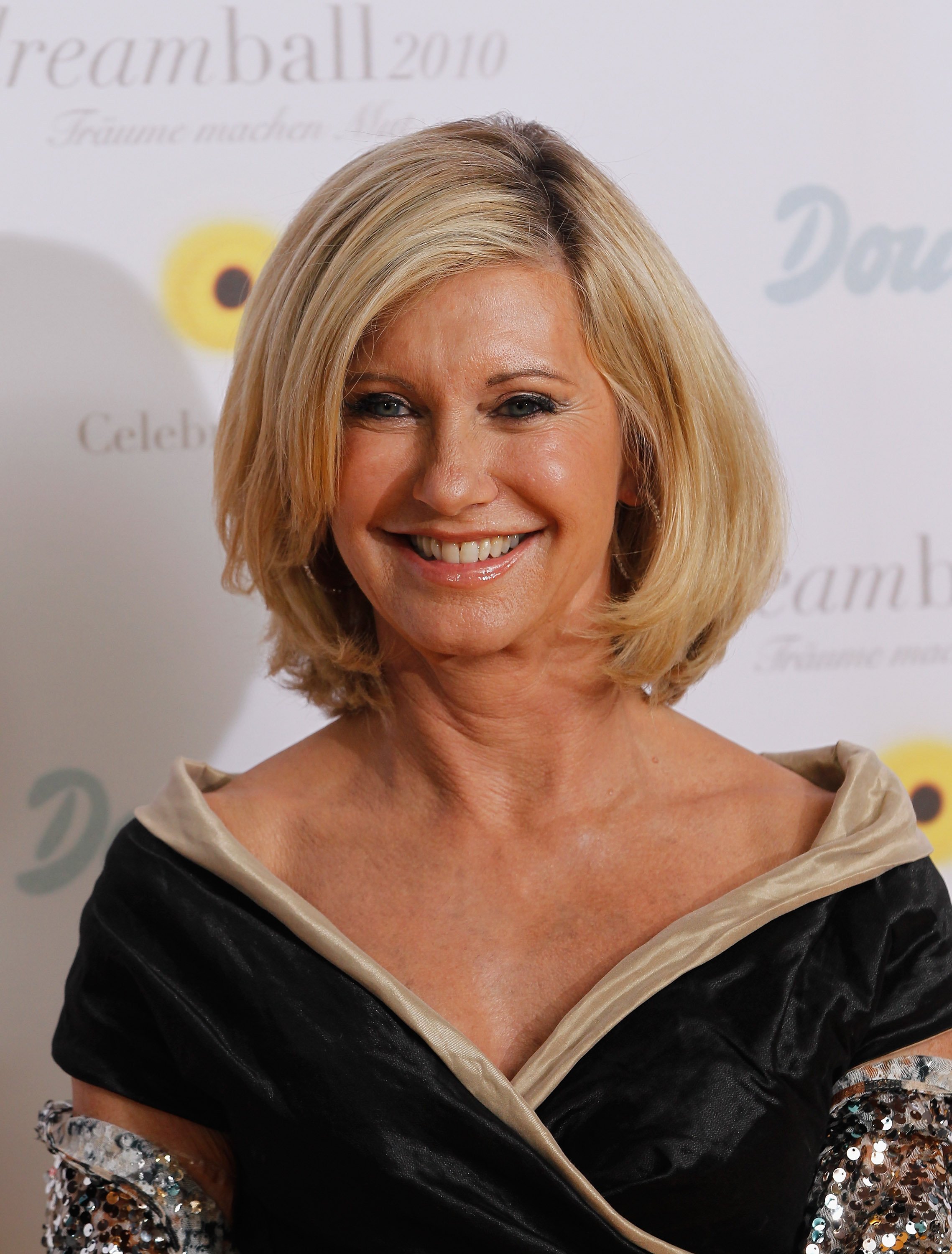 Olivia Newton-John attends the Dreamball 2010 charity gala at the Grand Hyatt hotel on September 23, 2010, in Berlin, Germany. | Source: Getty Images
