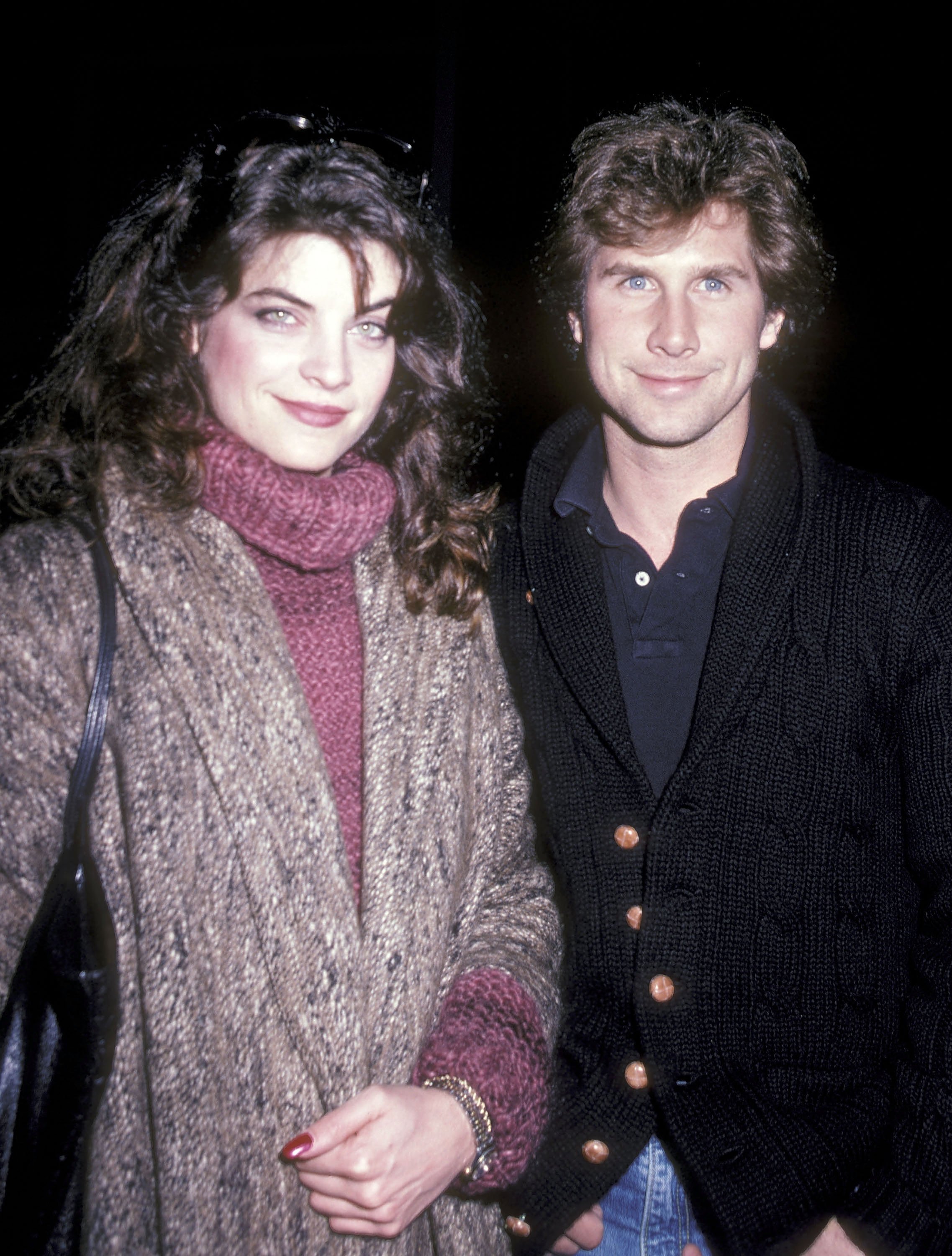 Actress Kirstie Alley and actor Parker Stevenson at the Screening of ABC's Made-for-Television Movie "Divorce Wars: A Love Story" on February 12, 1982. | Source: Getty Images