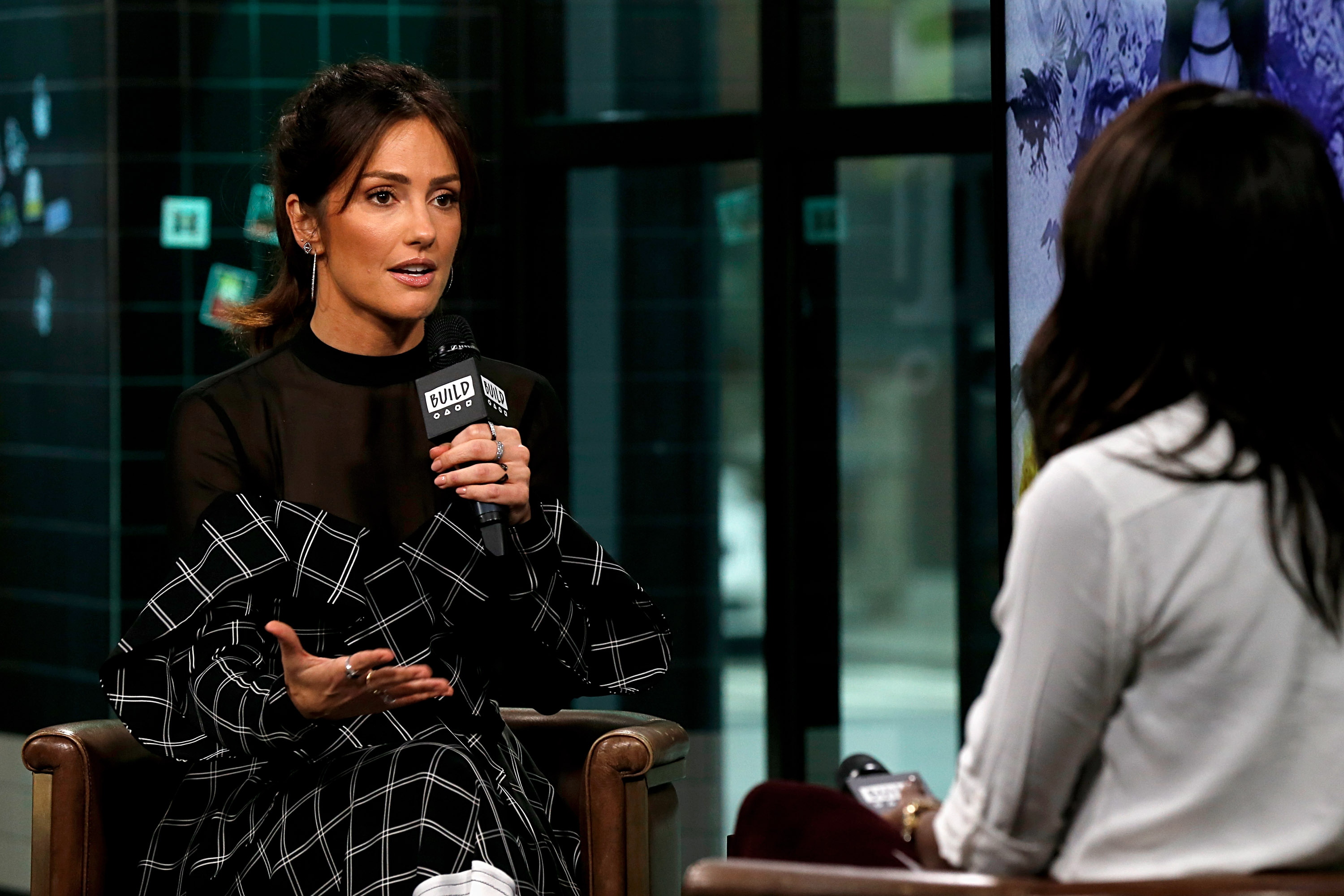 Minka Kelly is pictured during her appearance on the "Build Series" at Build Studio on November 1, 2018, in New York City | Source: Getty Images