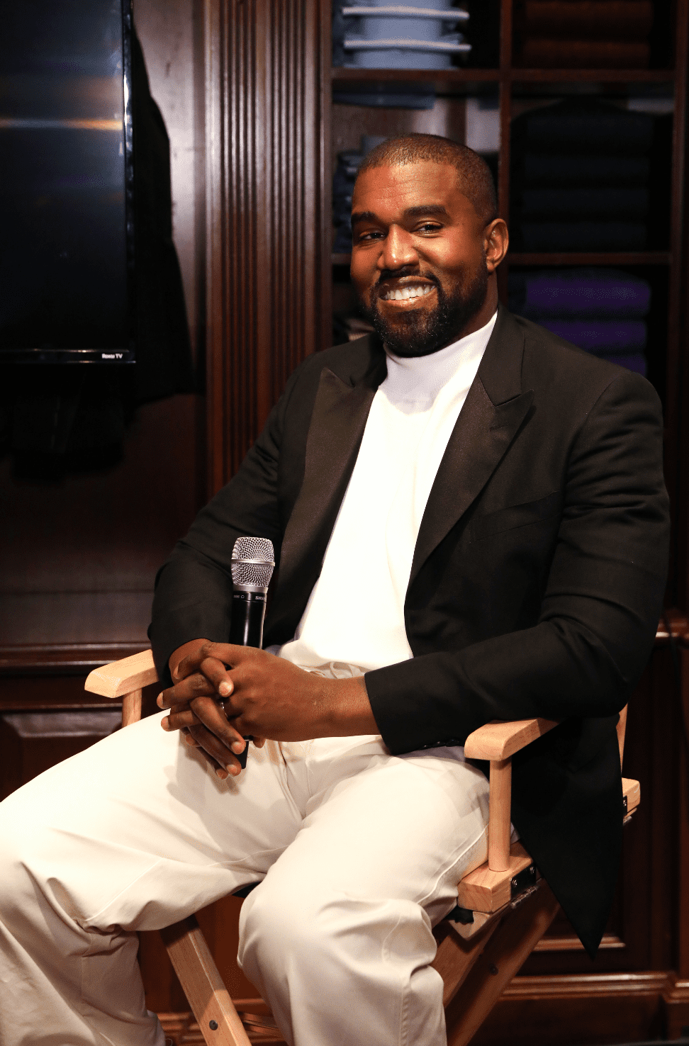 Kanye West attends Jim Moore Book Event At Ralph Lauren Chicago on October 28, 2019 in Chicago, Illinois. | Source: Getty Images