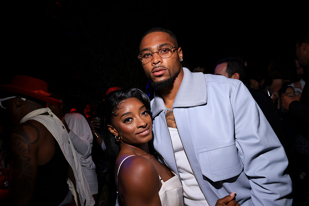 Simone Biles and Jonathan Owens stepped out in style for Richie Akiva’s “The After” Met Gala after-party at Casa Cipriani in NYC on May 5, 2025.