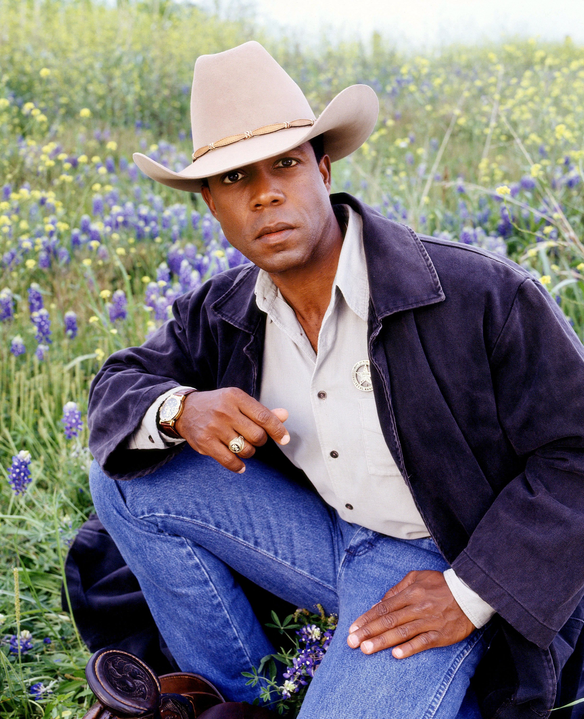 Clarence Gilyard as James Trivette in the CBS television series, "Walker, Texas Ranger" in 1992 | Source: Getty Images 