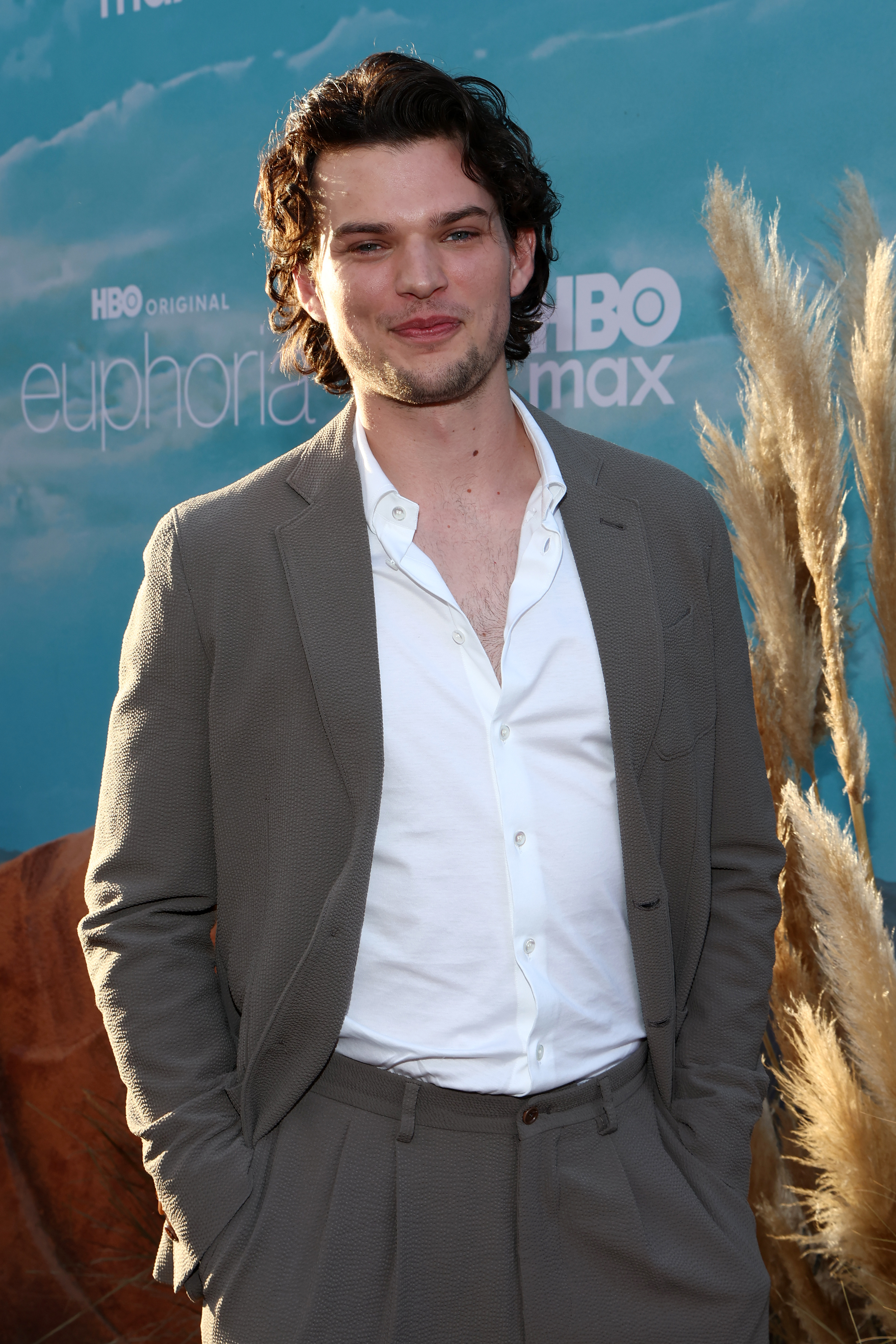 Homer Gere at "Euphoria" Season 3 - Red Carpet at TCL Chinese Theater on April 7, 2026 in Hollywood, California. | Source: Getty Images