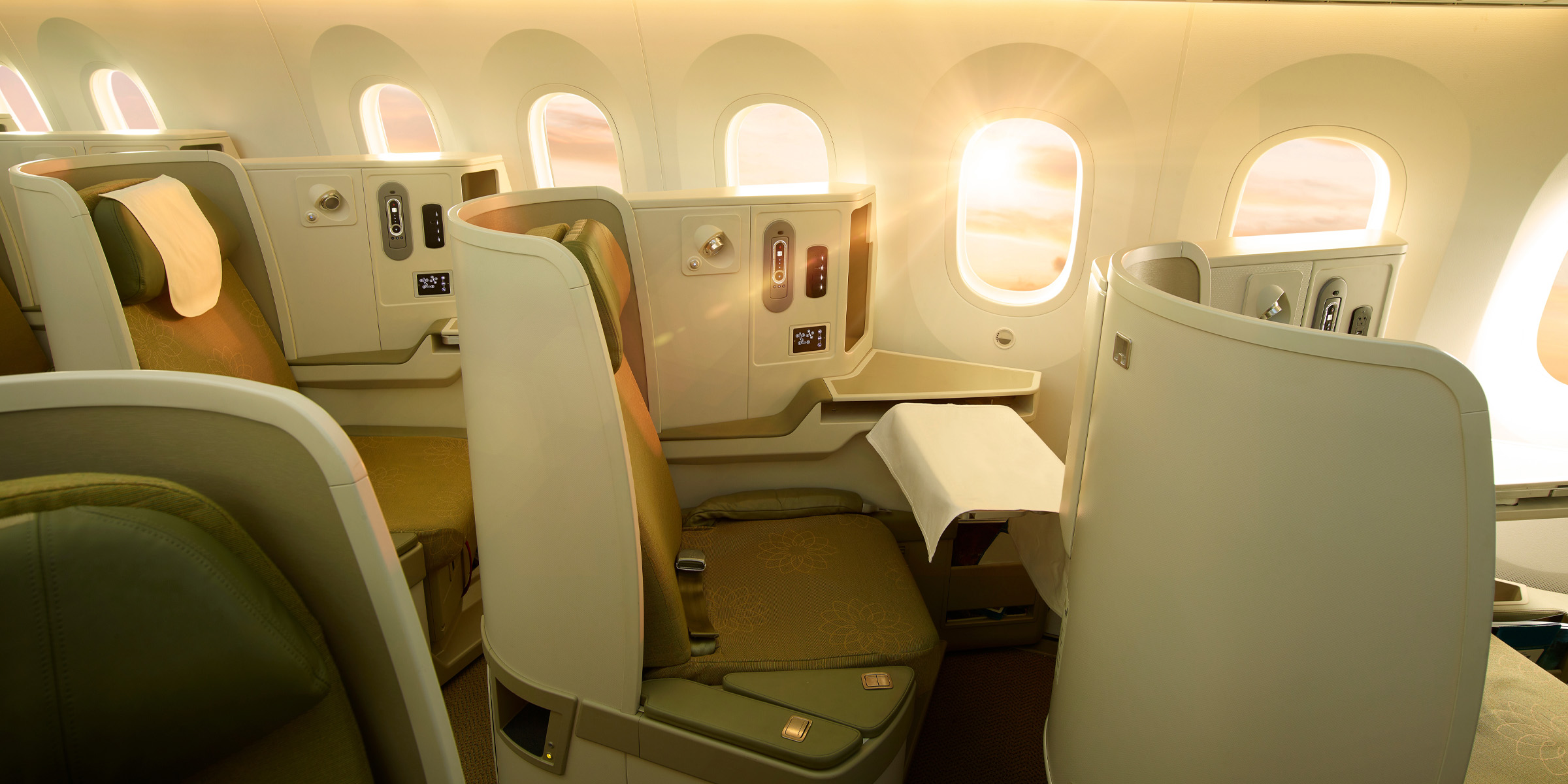 A business class seat | Source: Shutterstock