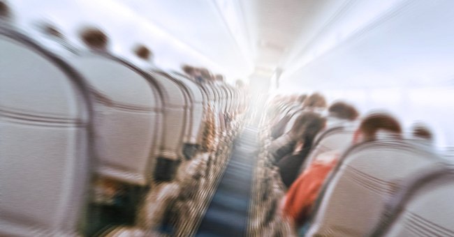 The airplane passengers | Source: Shutterstock