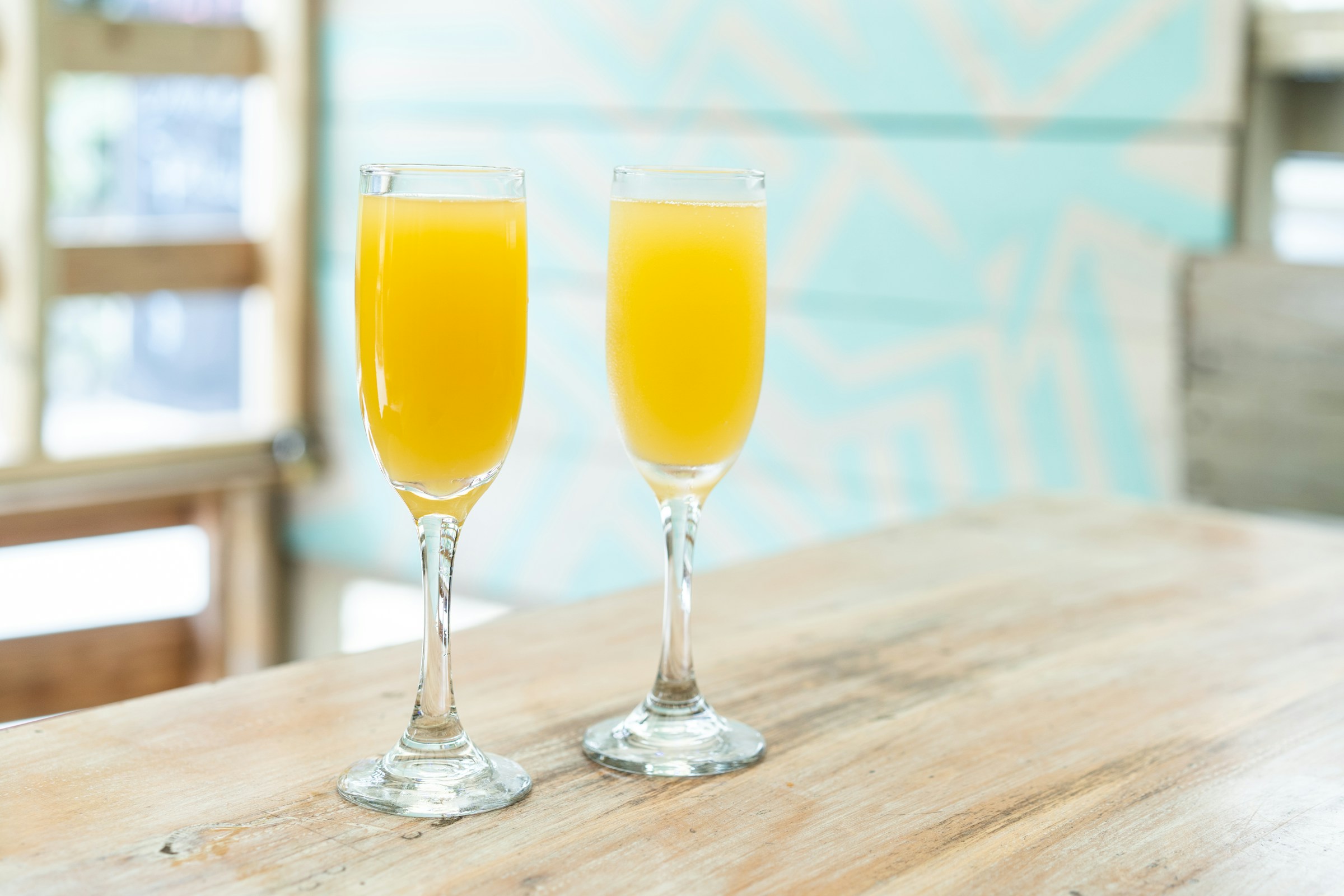 Mimosas on a table | Source: Unsplash