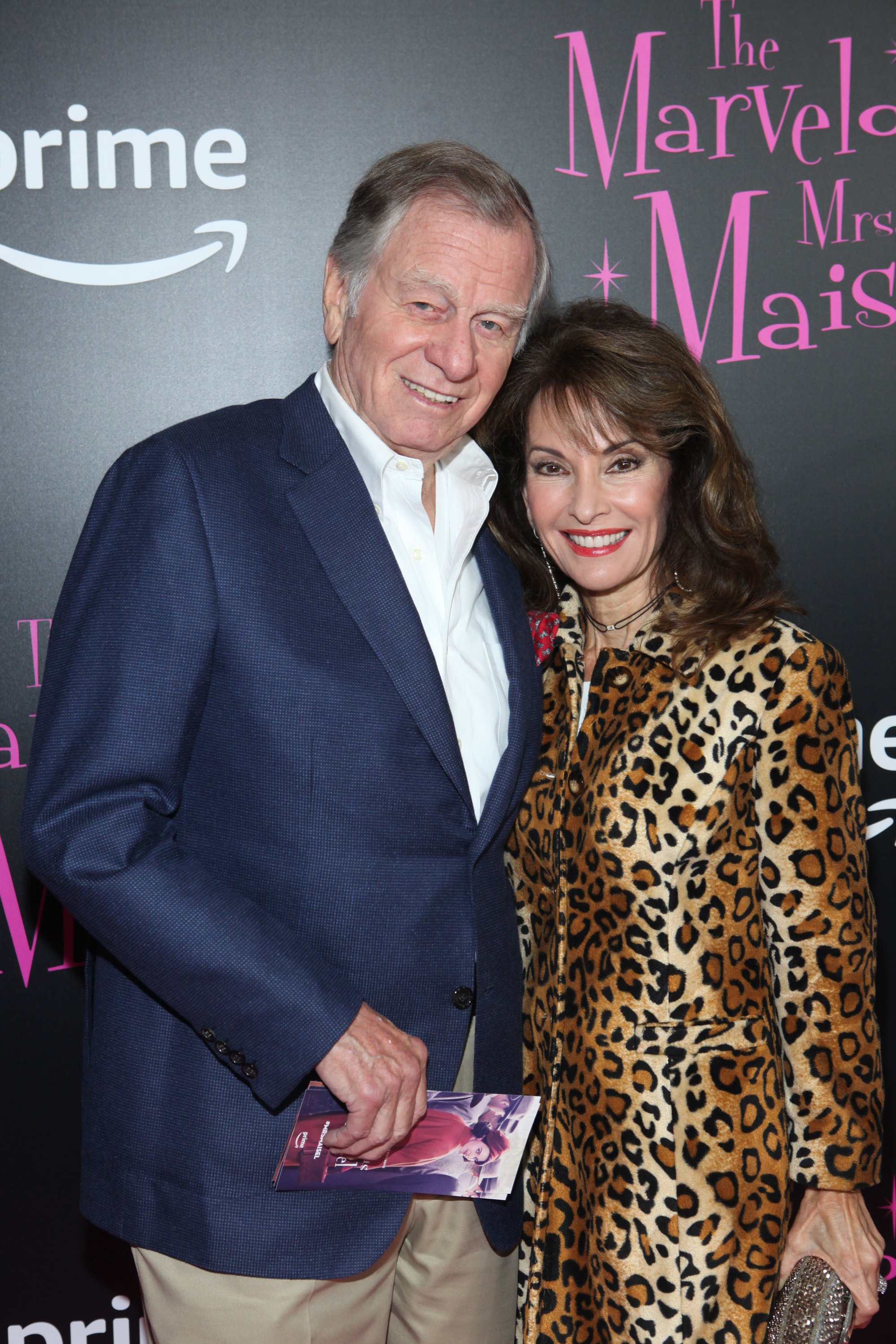 Helmut Huber and Susan Lucci attend "The Marvelous Mrs. Maisel" New York Premiere at Village East Cinema on November 13, 2017, in New York City. | Source: Getty Images