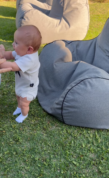 Enrique Iglesias playing with his son Romeo Iglesias in a video from March 28, 2026 | Source: Instagram/enriqueiglesias