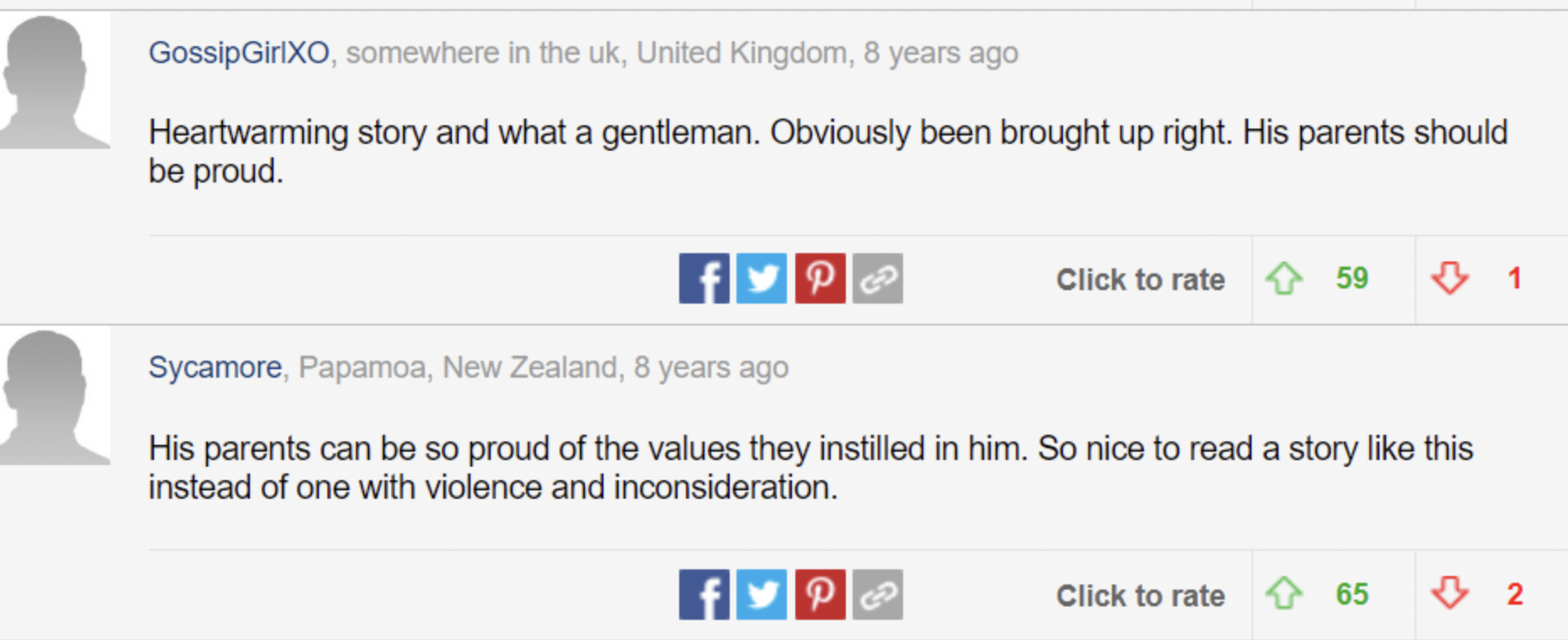 A comment left on a Daily Mail article about Eleanor Farnfield and Tom | Source: https://www.dailymail.co.uk/