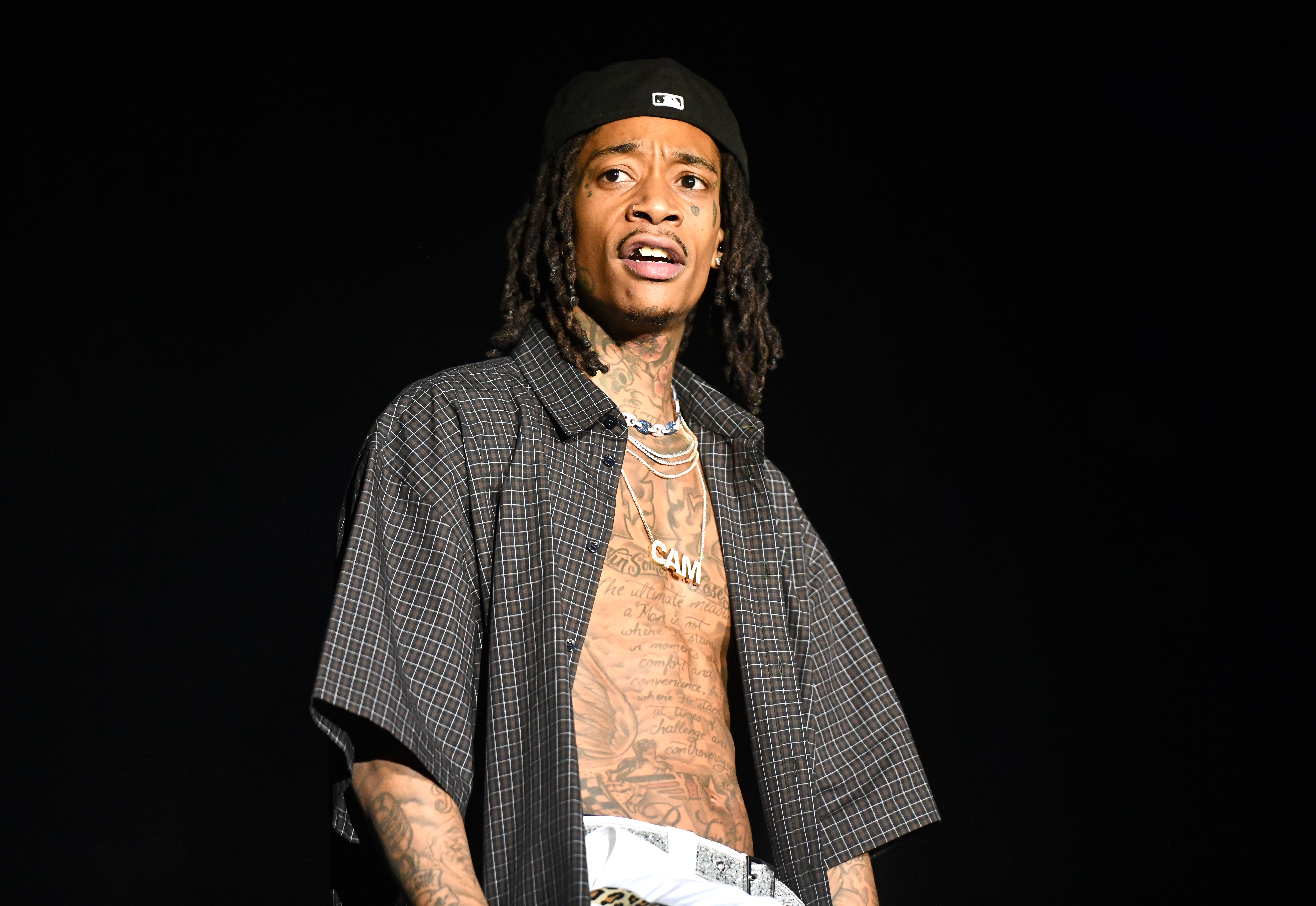 Wiz Khalifa onstage during Day 1 of the Rolling Loud Festival at Banc of California Stadium on December 14, 2018, in Los Angeles, California. | Source: Getty Images