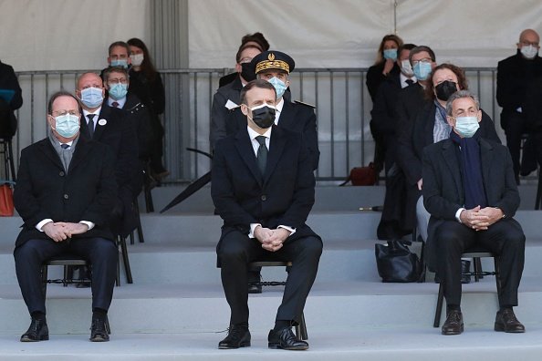 Emmanuel Macron, François Hollande, Nicolas Sarkozy.| Photo : Getty Images
