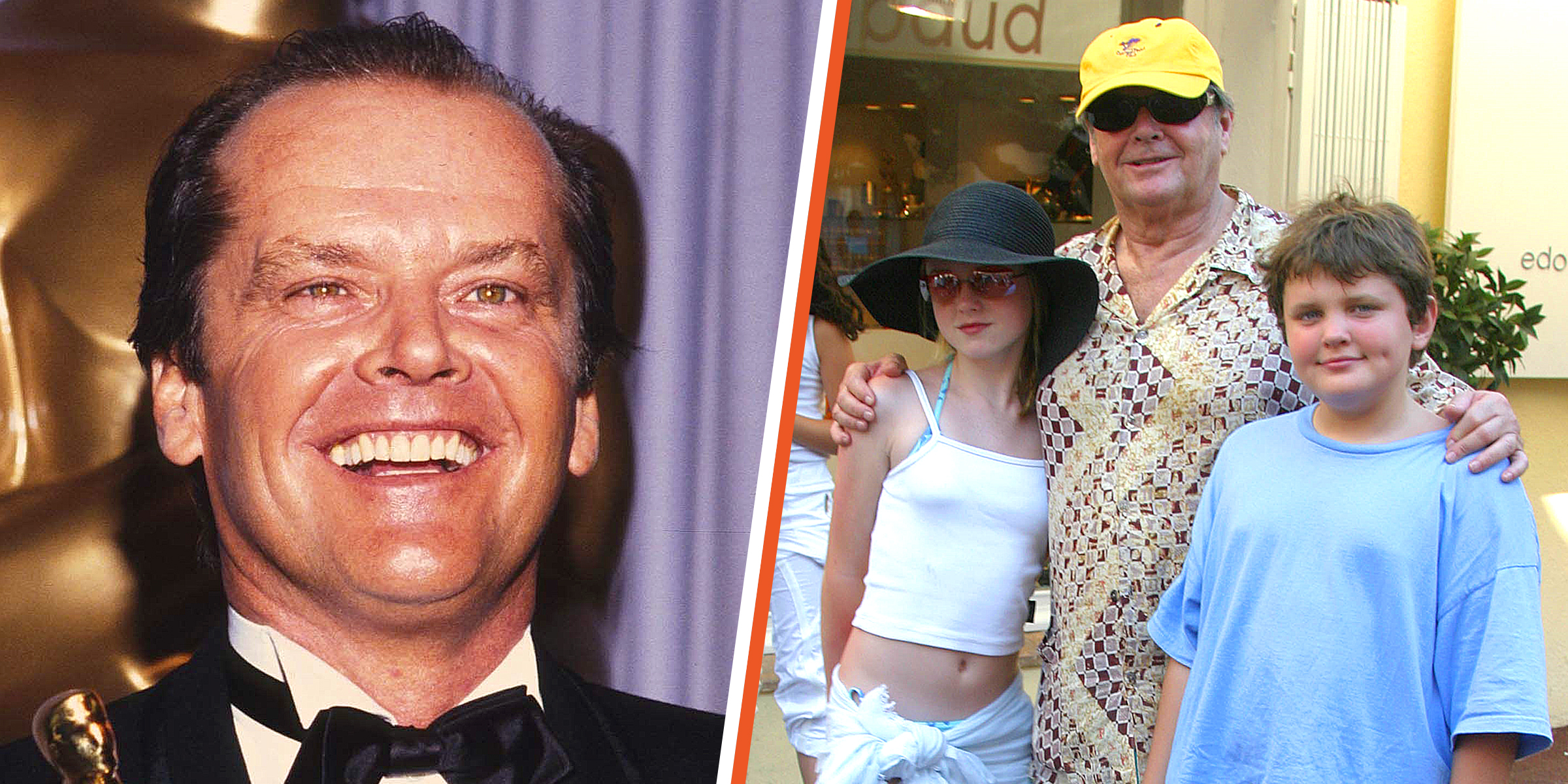 Jack Nicholson and his kids Lorraine and Raymond | Source: Getty Images