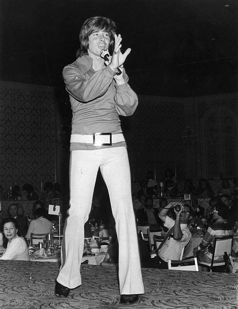 Bobby Sherman performing on stage at Variety Club event in June 1971 in Hollywood | Getty Images