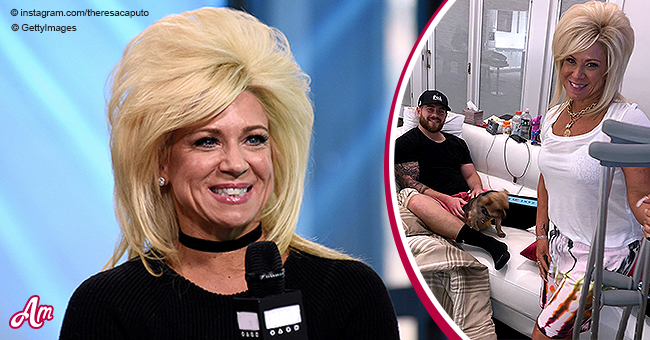 Theresa Caputo gave fans an update on her son who just had surgery and is n...