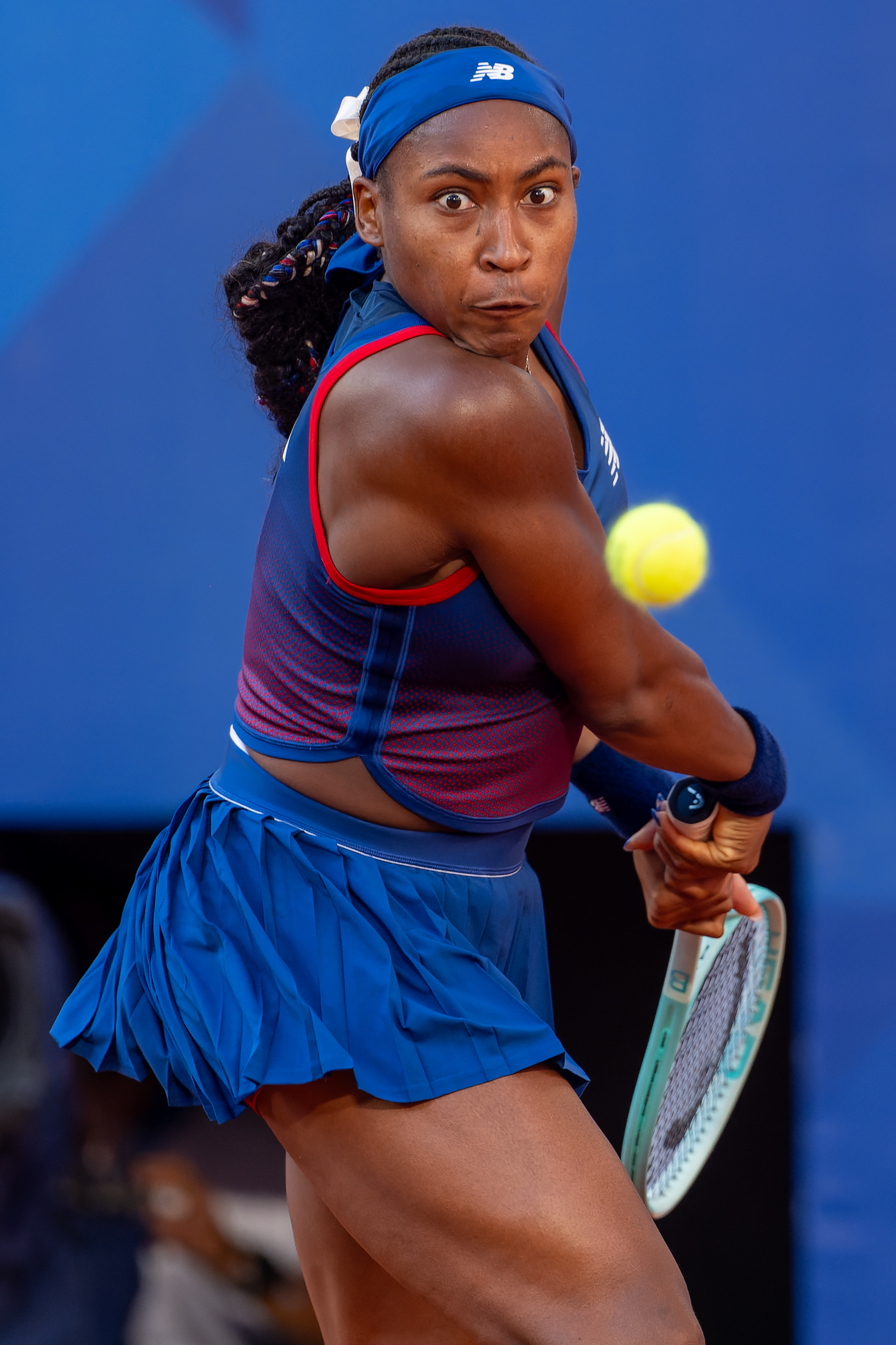 Coco Gauff on day two of the Olympic Games Paris 2024 on July 28, 2024 | Source: Getty Images