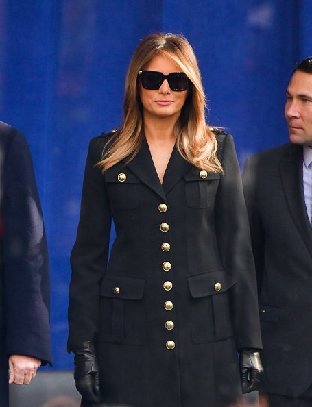 First Lady Melania Trump attends the Veterans Day Parade in Madison Square Park in New York City. | Photo: Getty Images