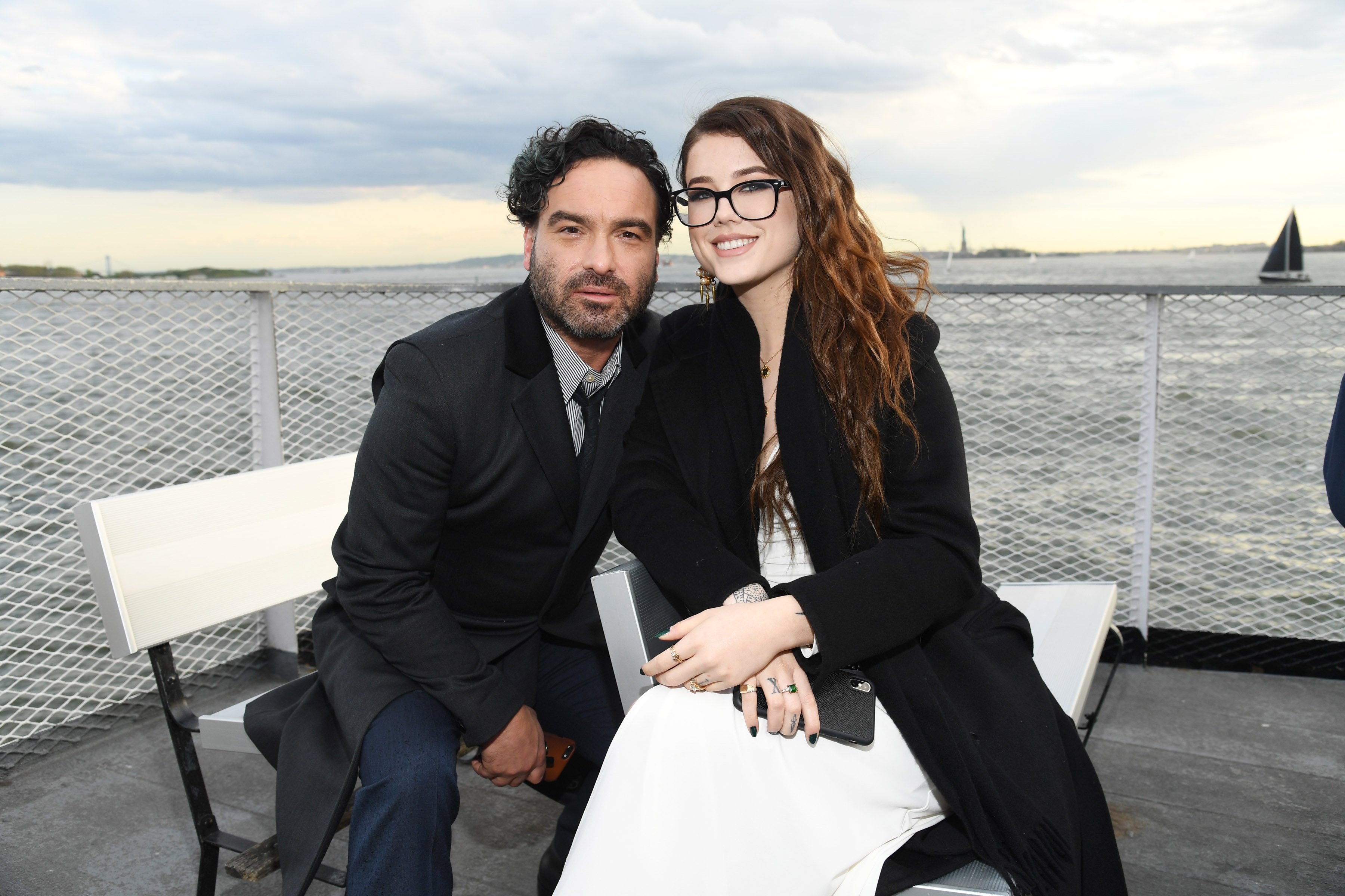 Johnny Galecki and Alaina Meyer attend the Statue Of Liberty Museum Opening Celebration at Battery Park on May 15, 2019 in New York City. | Source: Getty Images
