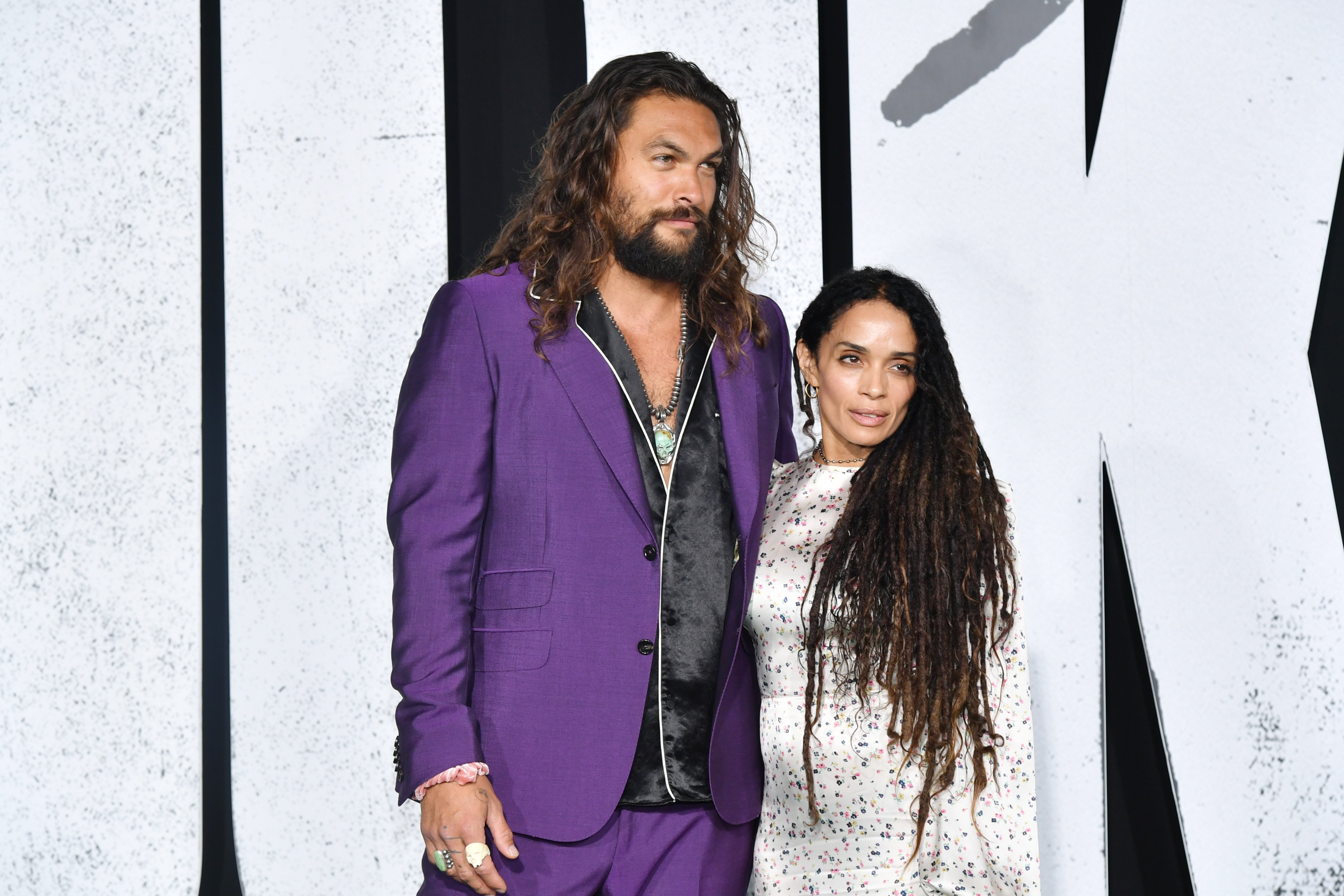 Jason Momoa and Lisa Bonet attend the premiere of Warner Bros Pictures "Joker" on September 28, 2019 in Hollywood, California. | Source: Getty Images