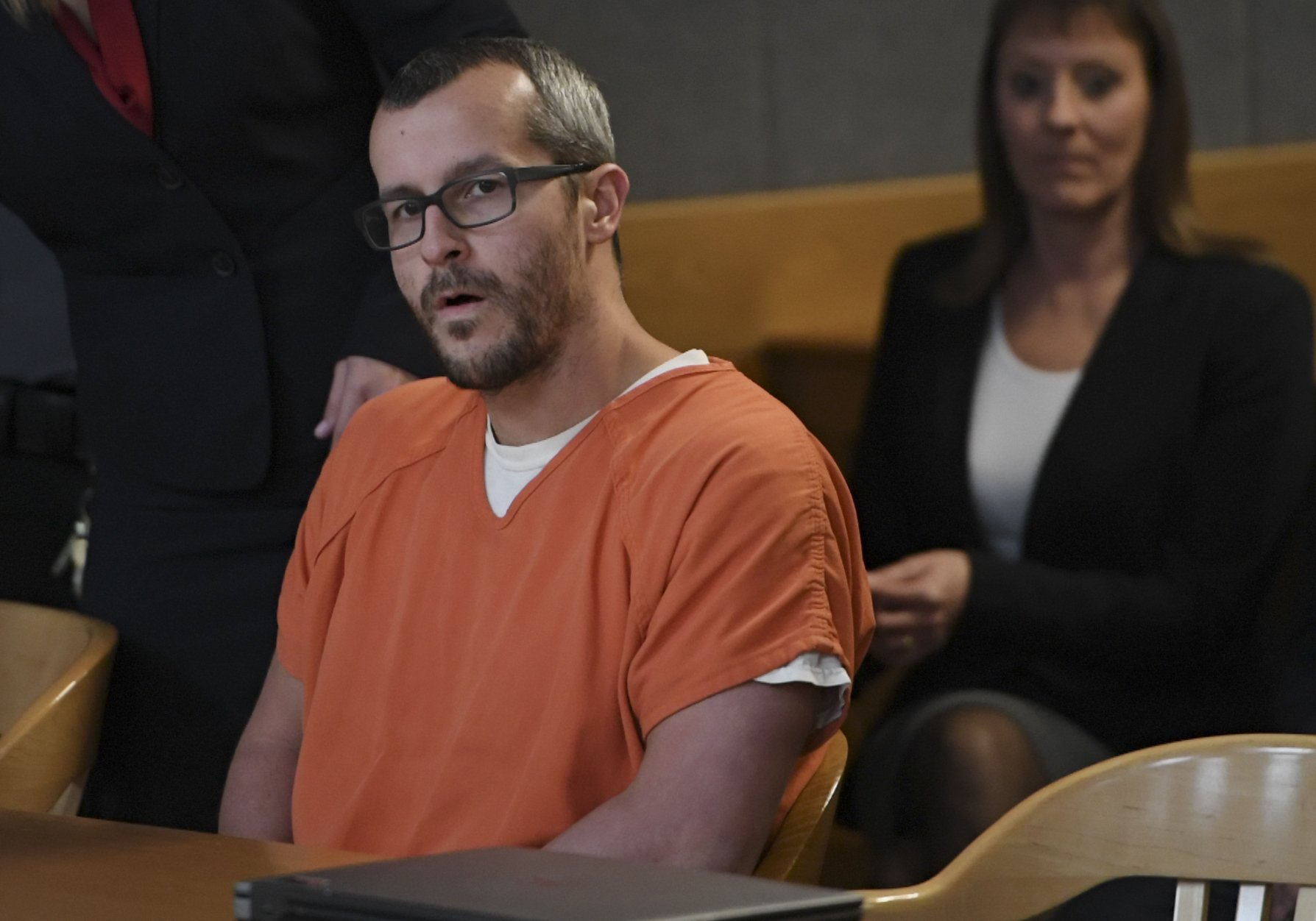 Christopher Watts at the Weld County Courthouse for his sentence hearing on November 19, 2018, in Greeley, Colorado. | Source: Getty Images
