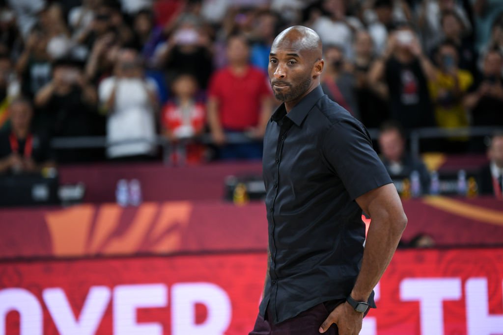 Kobe Bryant attended the ceremony during the final of 2019 FIBA World Cup match between Argentina and Spain at Beijing Wukesong Sport Arena | Photo: Getty Images