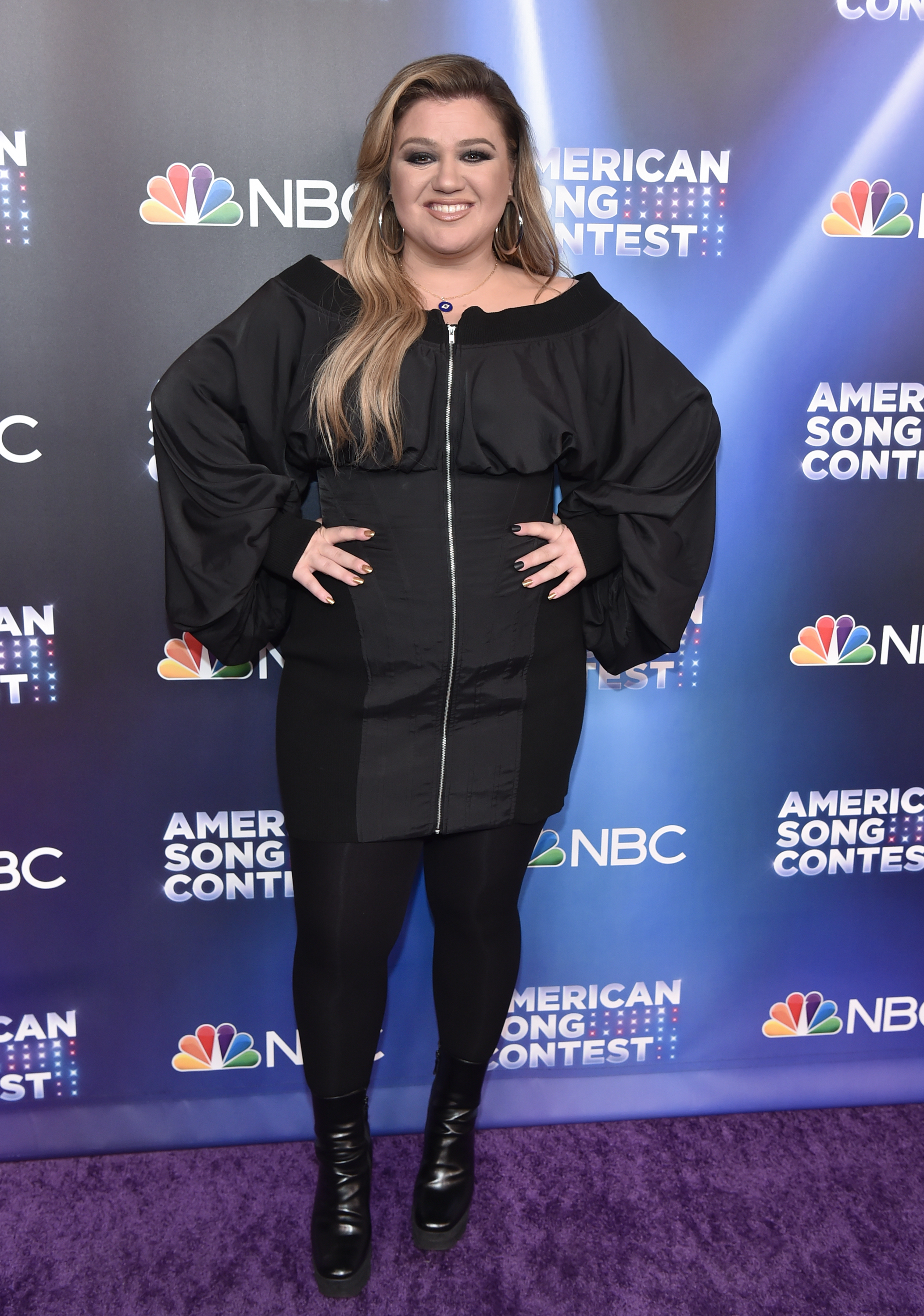 Kelly Clarkson attends NBC's "American Song Contest" Semi-Finals in Universal City, California, on April 25, 2022. | Source: Getty Images