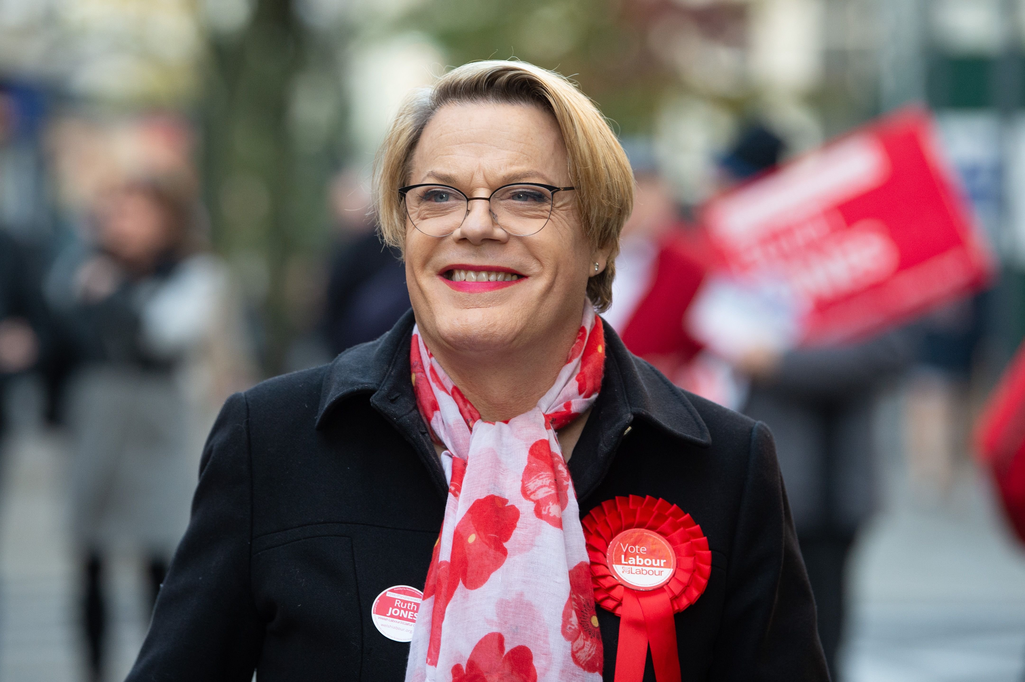 Eddie Izzard visits Newport East in 2019 in Newport, Wales | Source: Getty Images