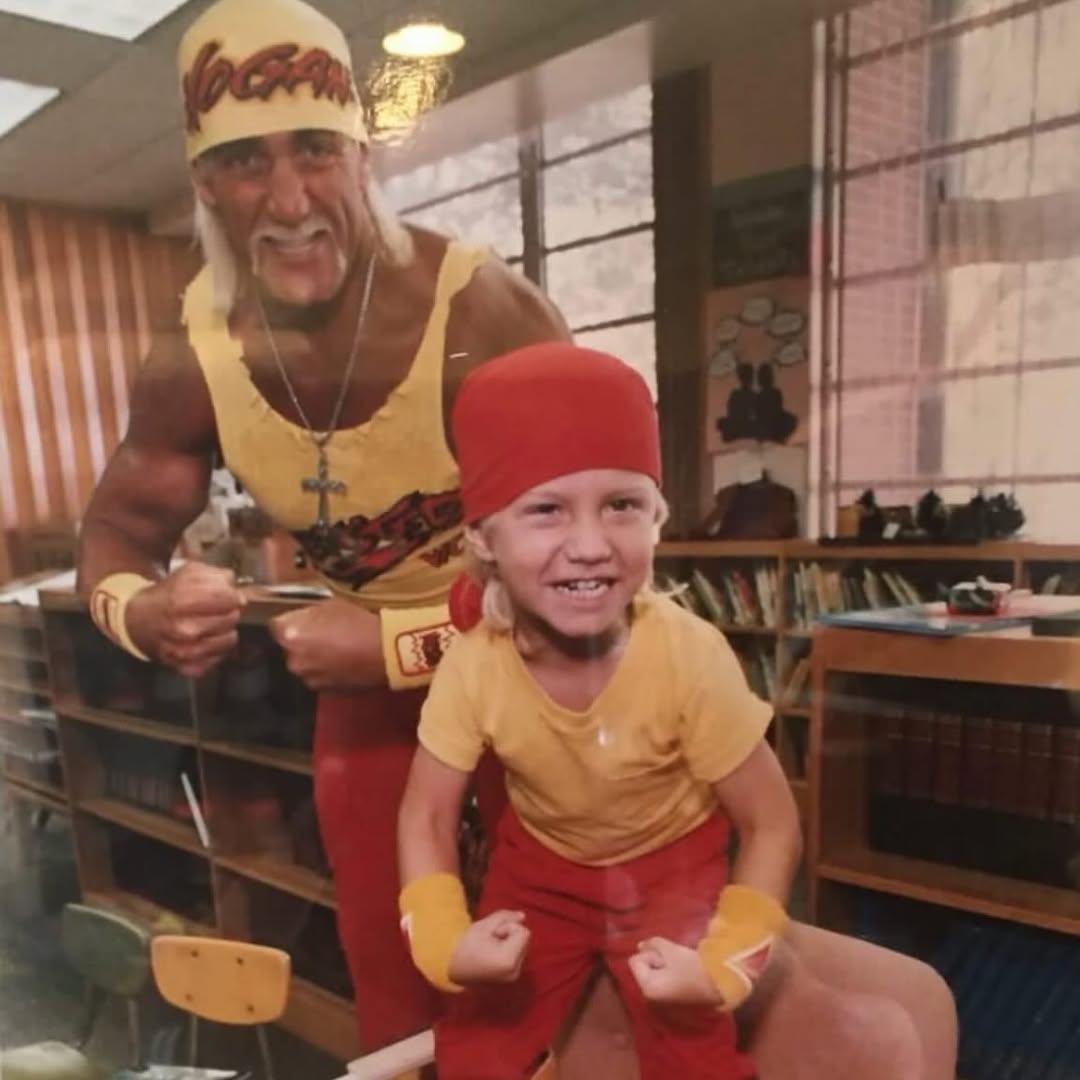 Hulk and Nick Hogan from a post dated June 16, 2025. | Source: Instagram/nickhogan
