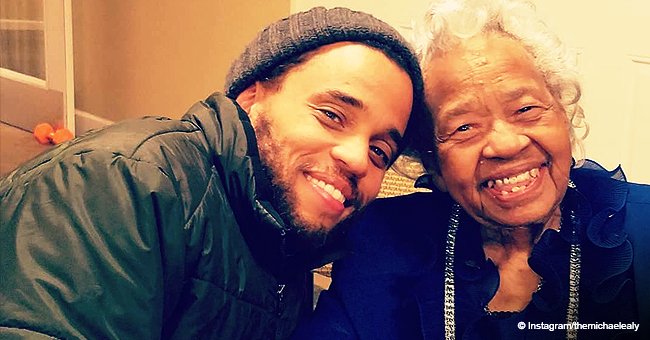 Michael Ealy glows with happiness in photo with his aunt Hattie on her 100th birthday