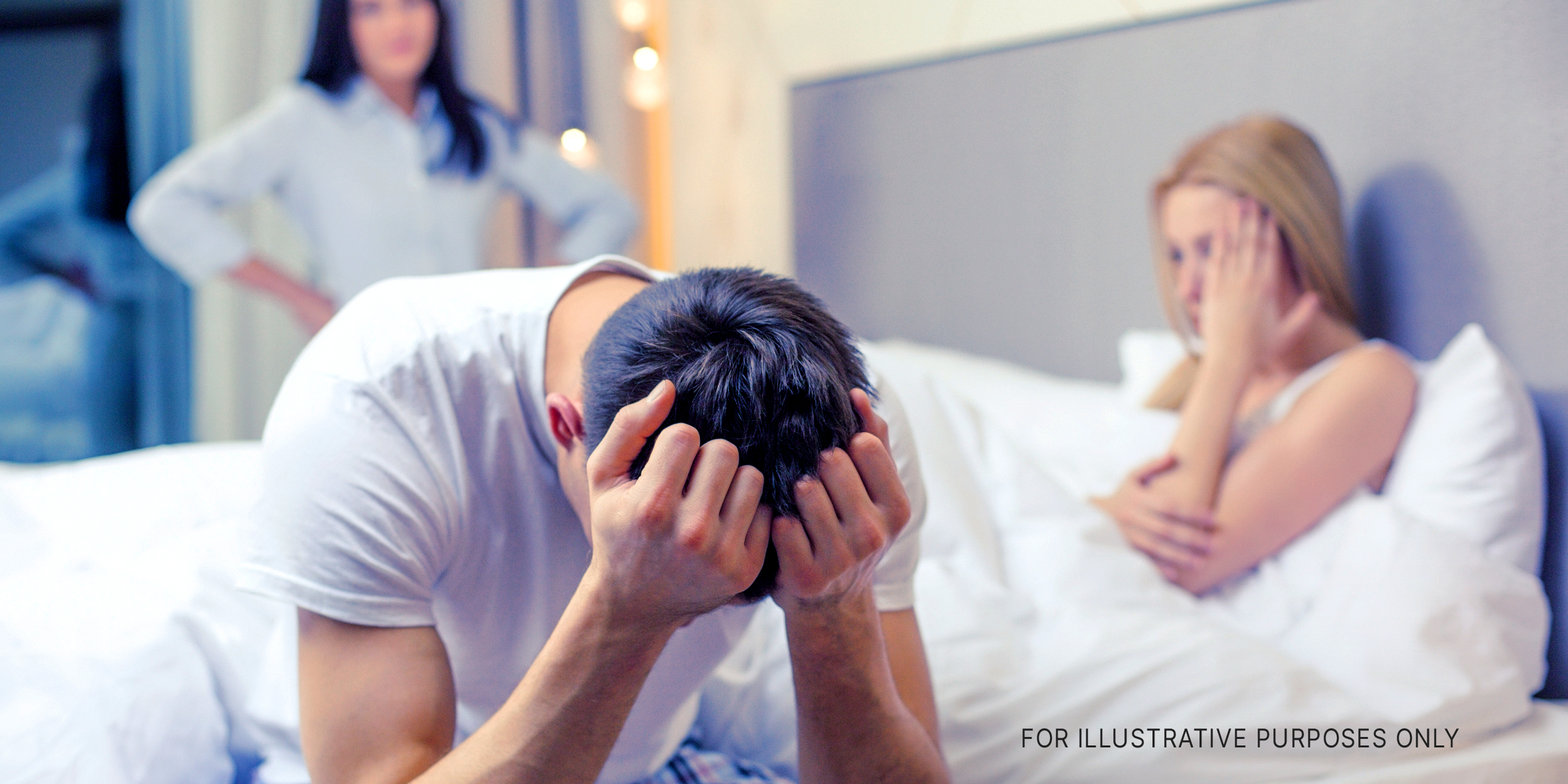Upset couple and another woman | Source: Shutterstock