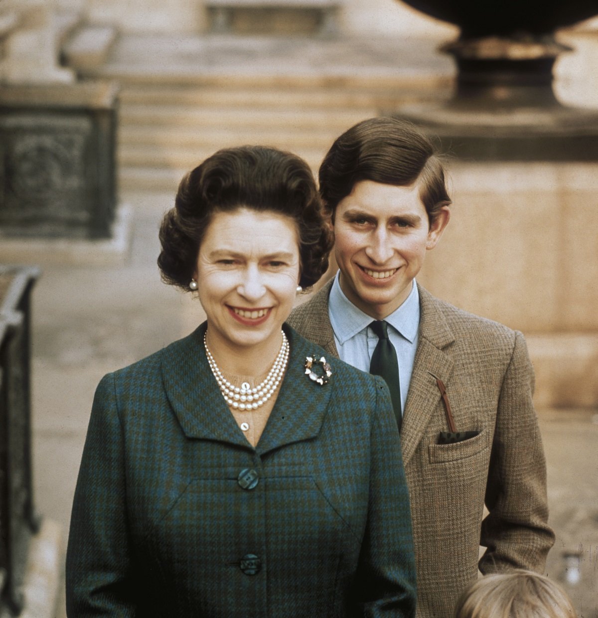 Queen Elizabeth II and Prince Charles in Windsor, UK, in April 1969 | Source: Getty Image