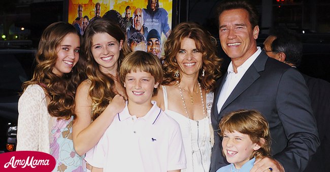 A picture of Arnold Schwarzenegger, his wife Maria Shriver and their kids | Photo: Getty Images